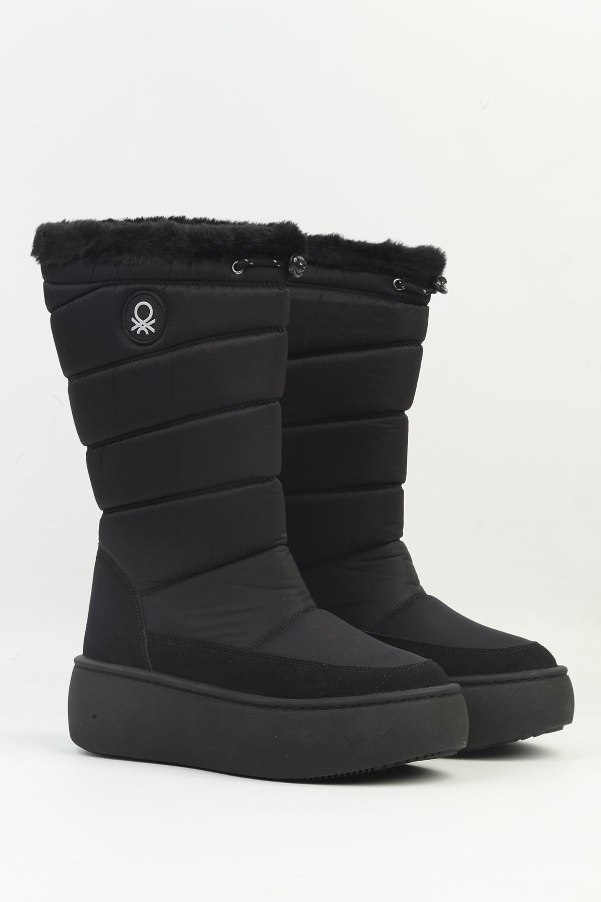 Benetton ® | BN-50114 - 3695 Siyah - Kadın Bot görsel 3