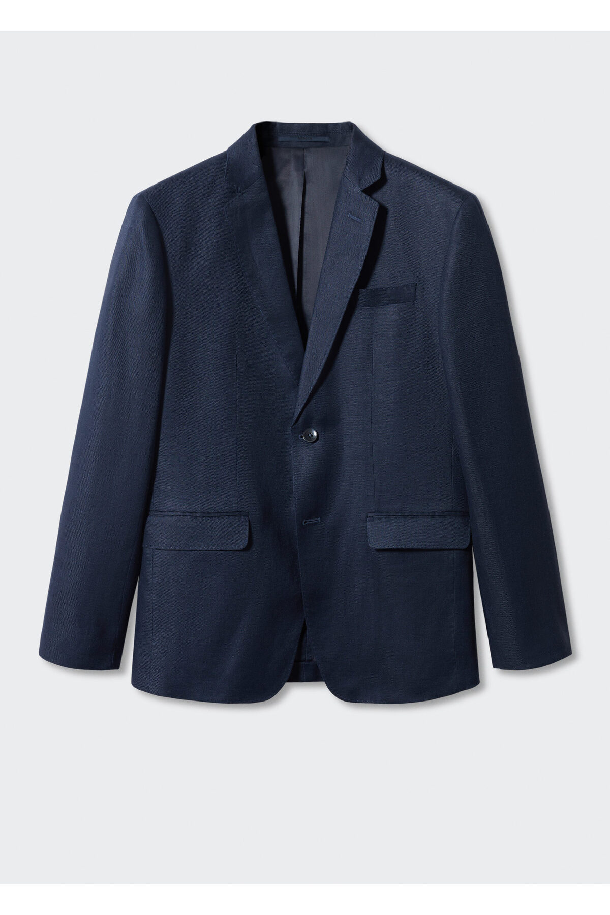 ژاکت مردانه آبی سرمه ای منگو | 57105502 اورجینال - تصویر 4