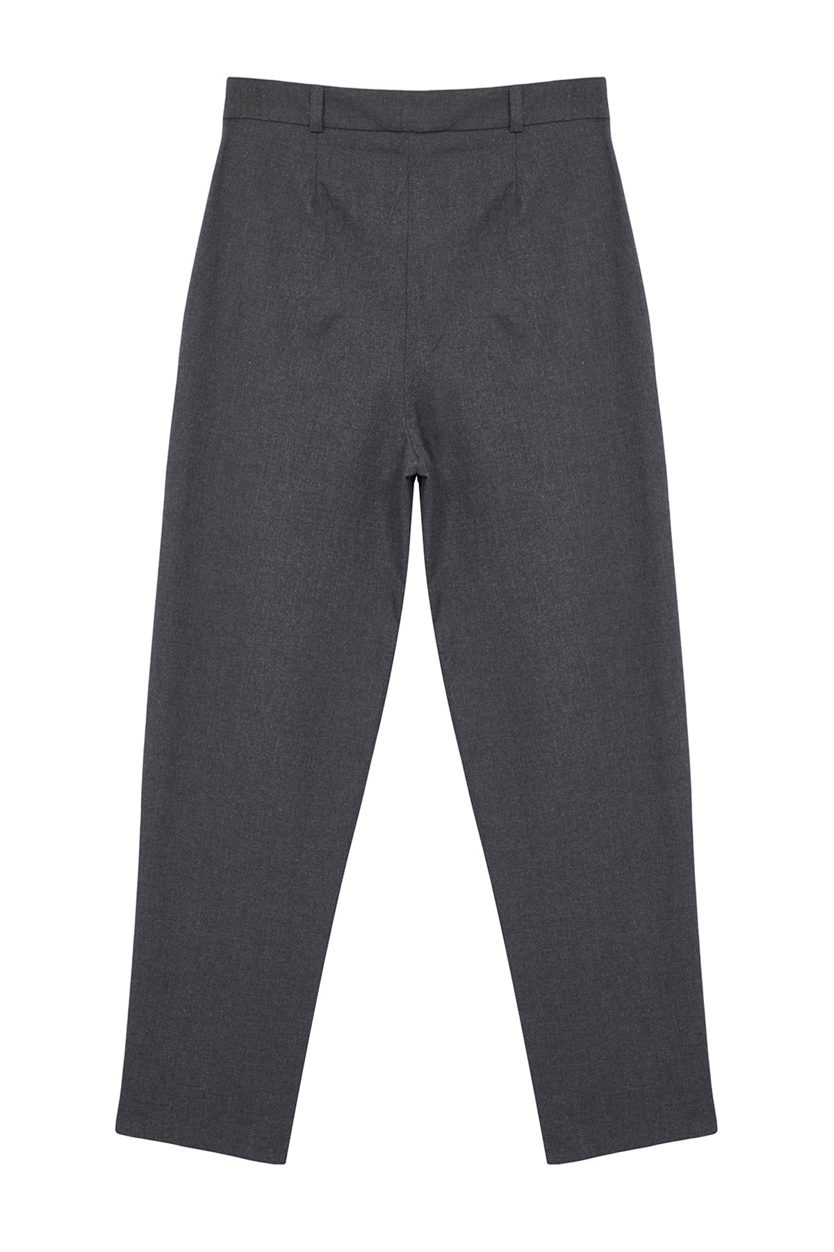 Trendyolmilla  Antrasit Havuç Yüksek Bel Poliviskon Dokuma Kumaş Pantolon TWOSS22PL0280 - Görsel 7