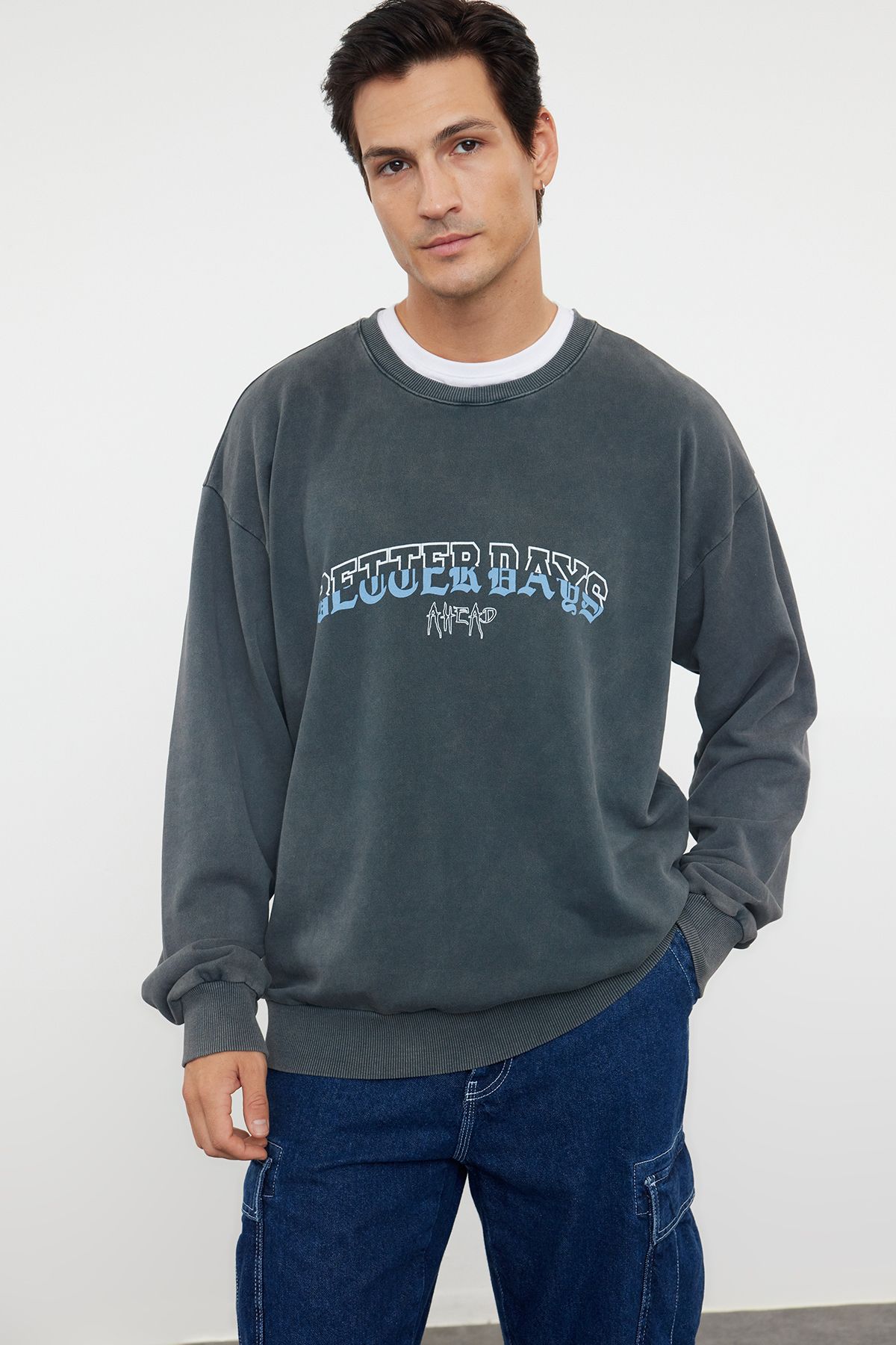 trendyol-man-mens-grey-slogan-long-oversize-s
