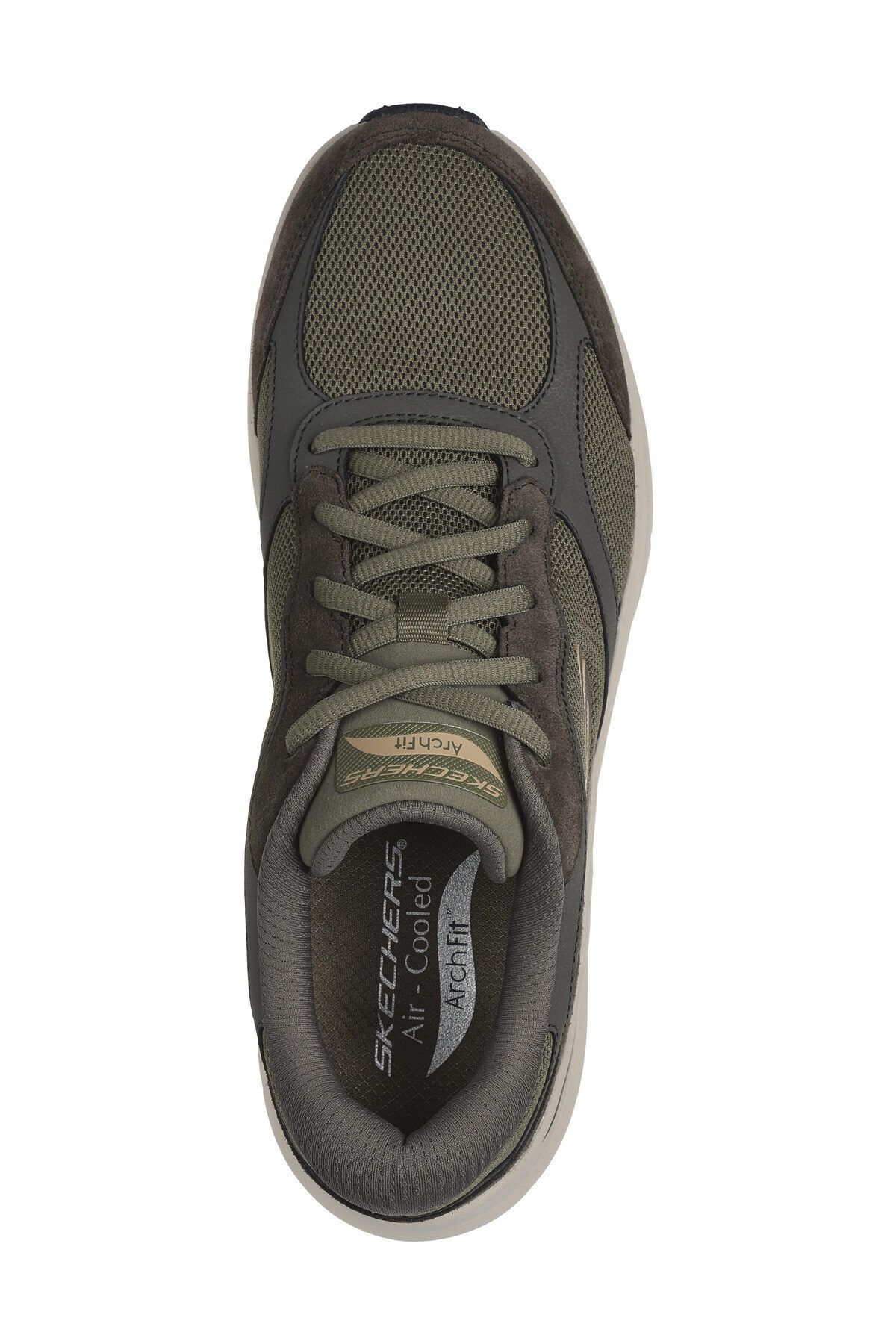 SKECHERS-Grüne Lauf- und Trainingsschuhe für Herren 2