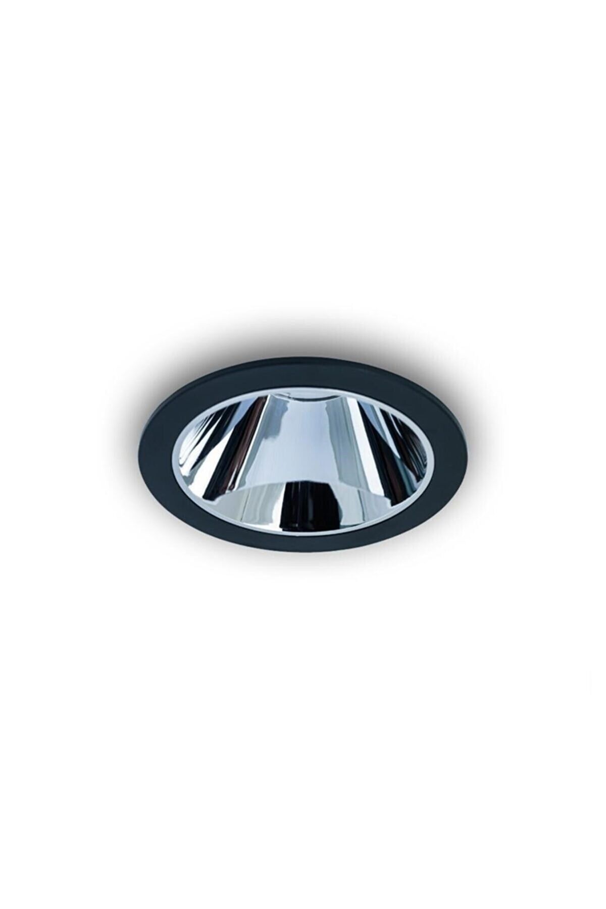 LIGHTMORE-Round Recessed Spot Luminaire with Gu10 Lampholder - Black Frame and Black Inner Coating 3