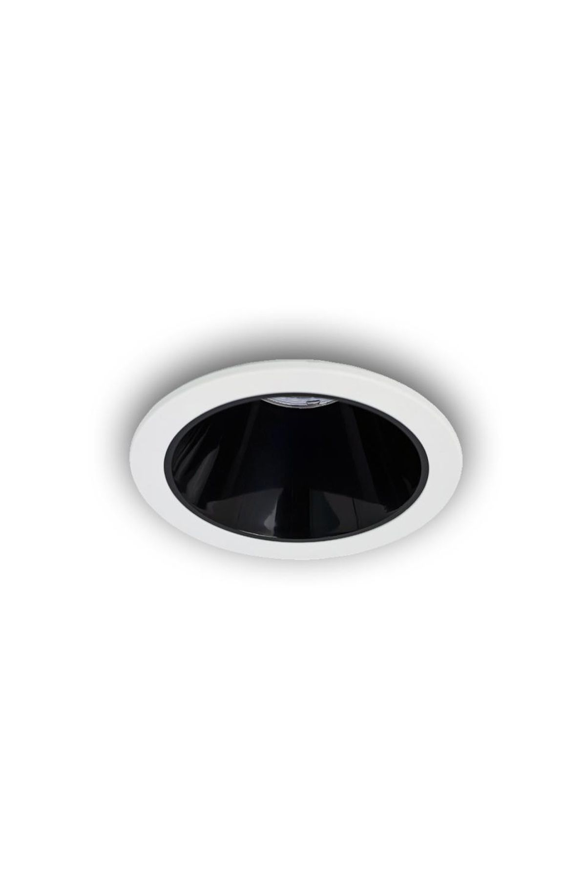 LIGHTMORE-Round Recessed Spot Luminaire with Gu10 Lampholder - White Frame and White Inner Coating 2