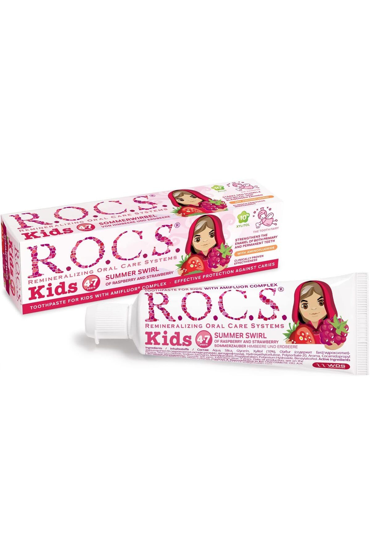 Genel Markalar KIDS 4-7 YAŞ AHUDUDU ÇİLEK TADINDA DİŞ MACUNU - 45g Modern Tek Ebat