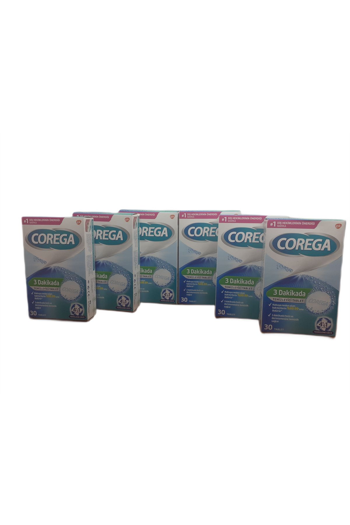 Corega Diş Protez Temizleyici 30 Tablet X 6 Adet