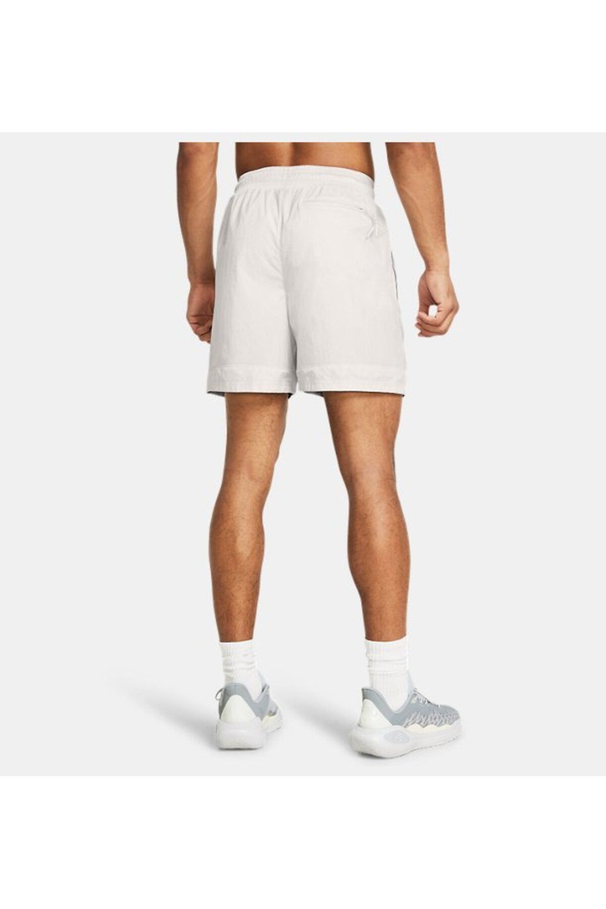 شورت ورزشی سفید مردانه بافندگی 1383373 114 Under Armour