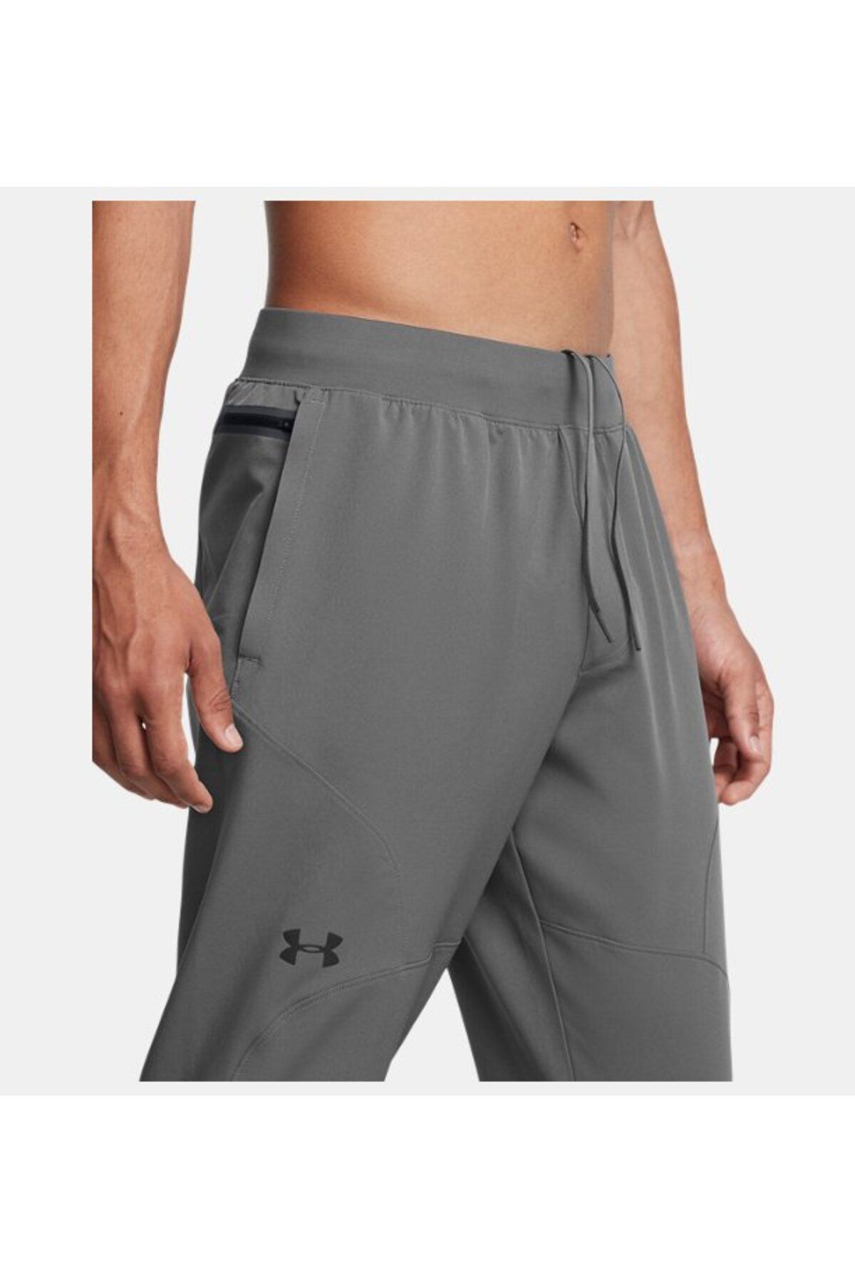 شلوار گرمکن ورزشی سبز مردانه شلوارهای مخروطی غیرقابل توقف در UA 1352028 025 Under Armour
