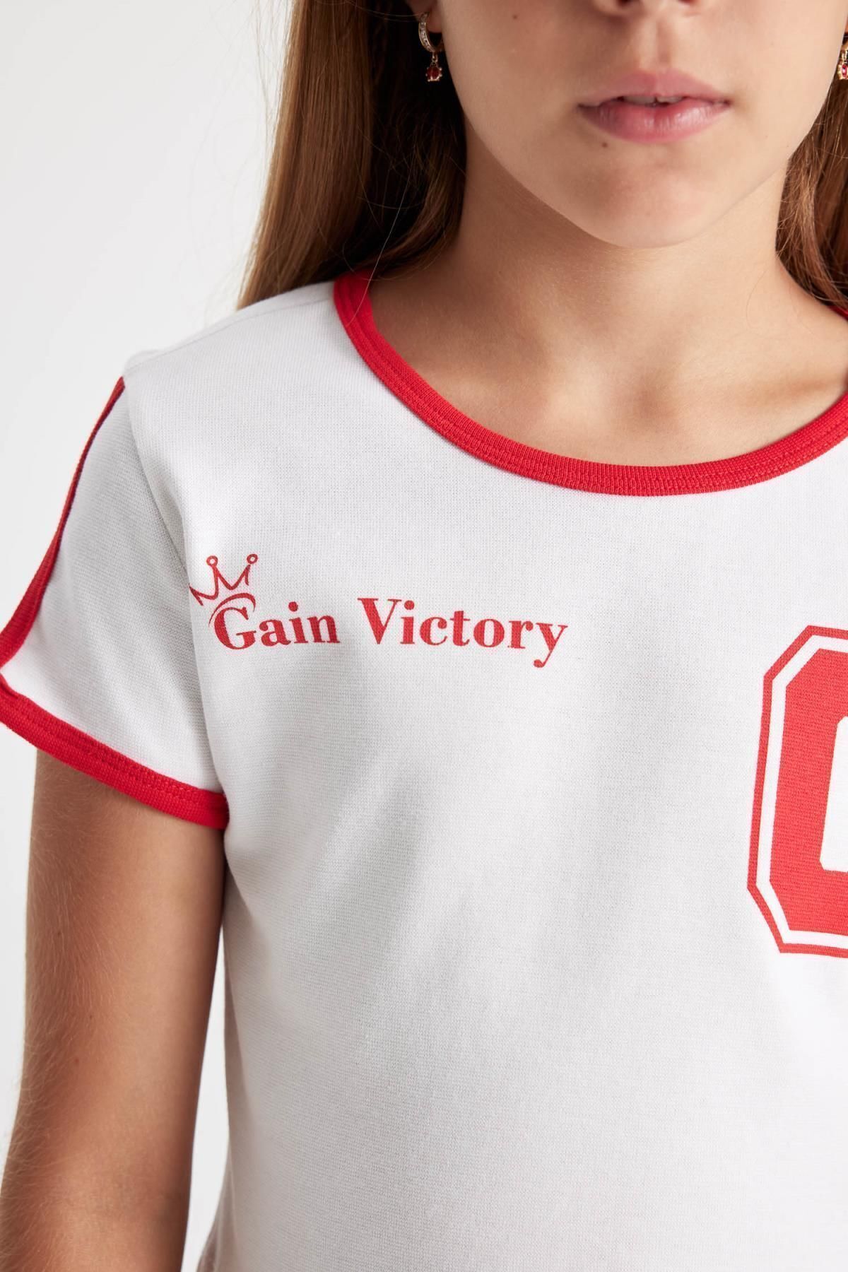 تی شرت دخترانه دفاکتو | D1624A824HS Defacto - Image 5