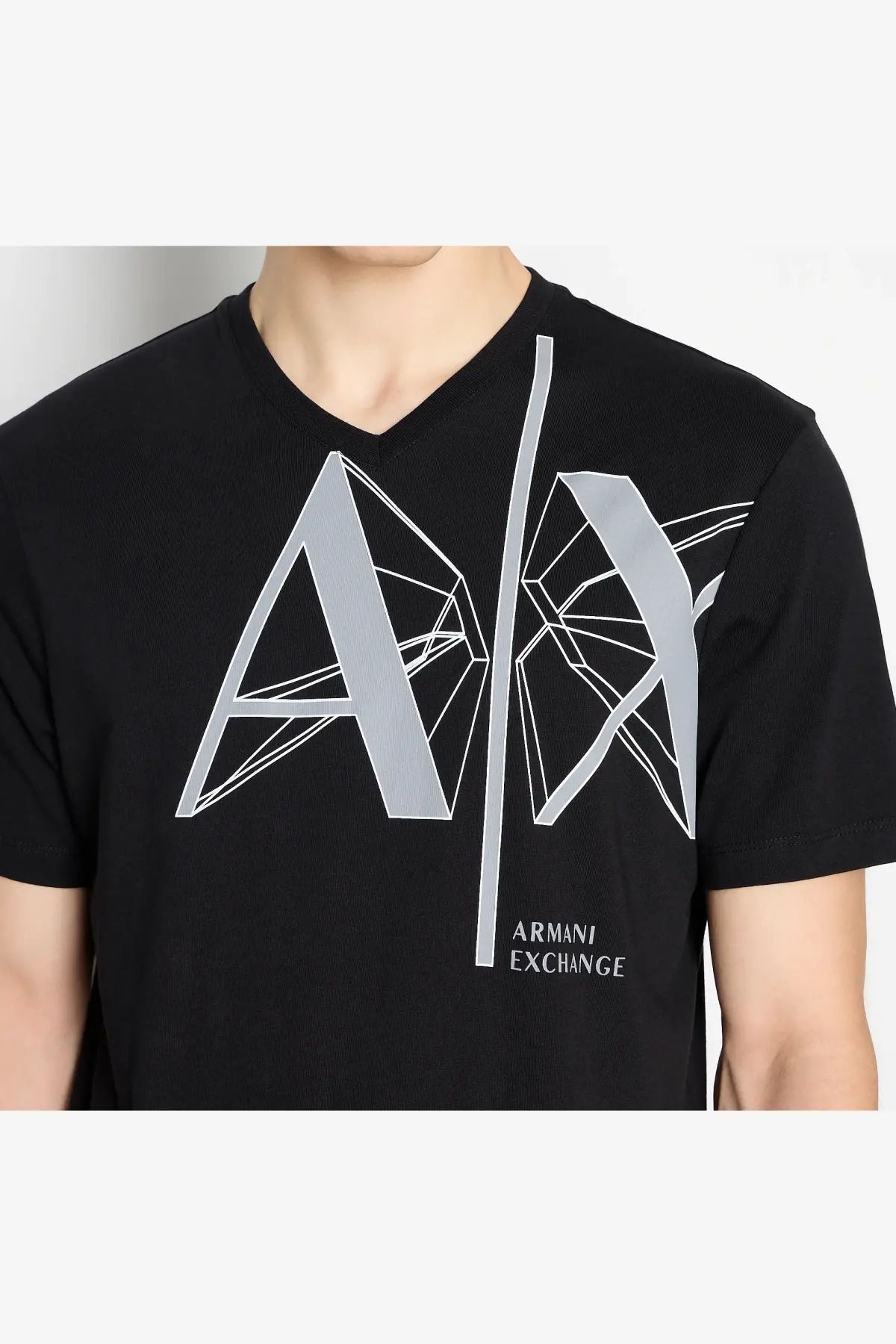 تی شرت مشکی مردانه دوچرخه یاکا سیاه Armani Exchange