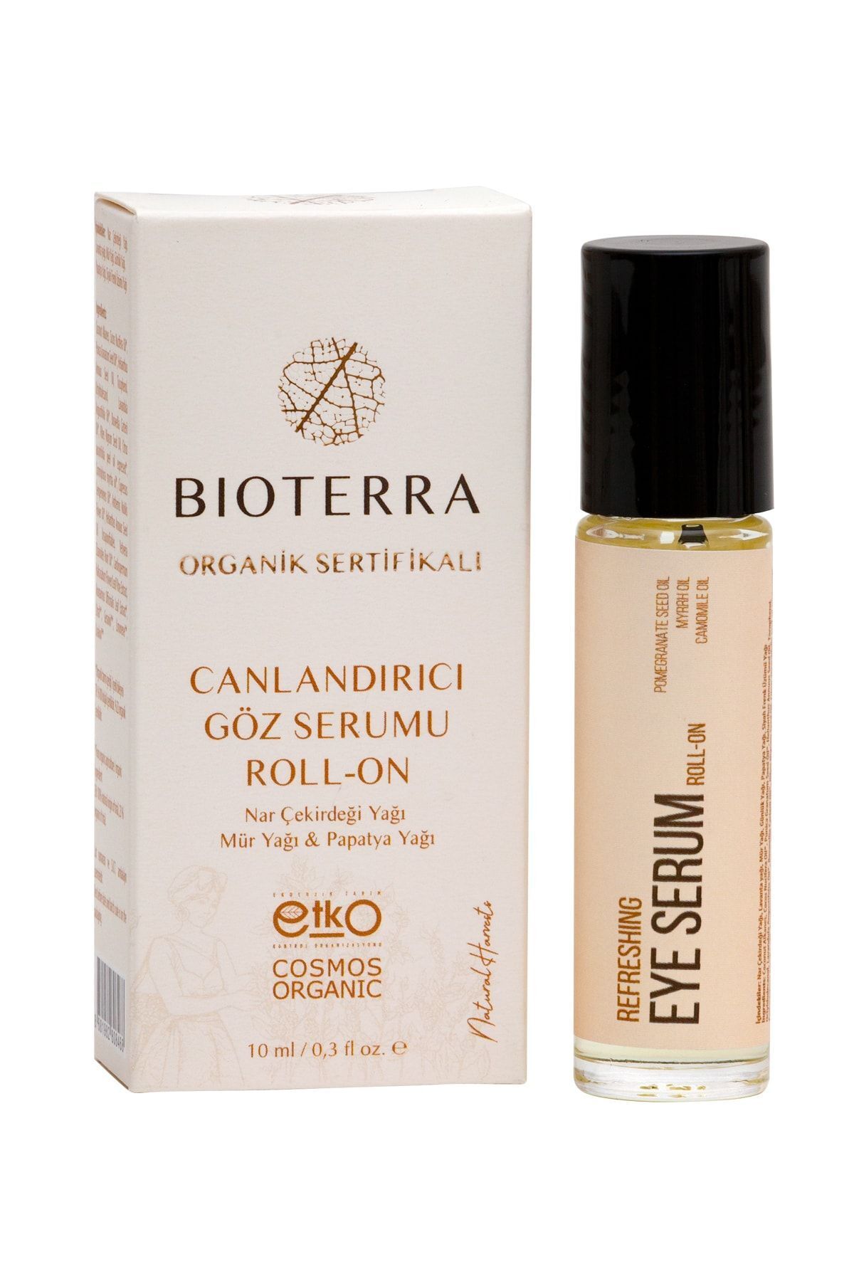 سرم دور چشم احیا کننده ارگانیک 10 میلی لیتر - مراقبت از خطوط و چین و چروک Bioterra