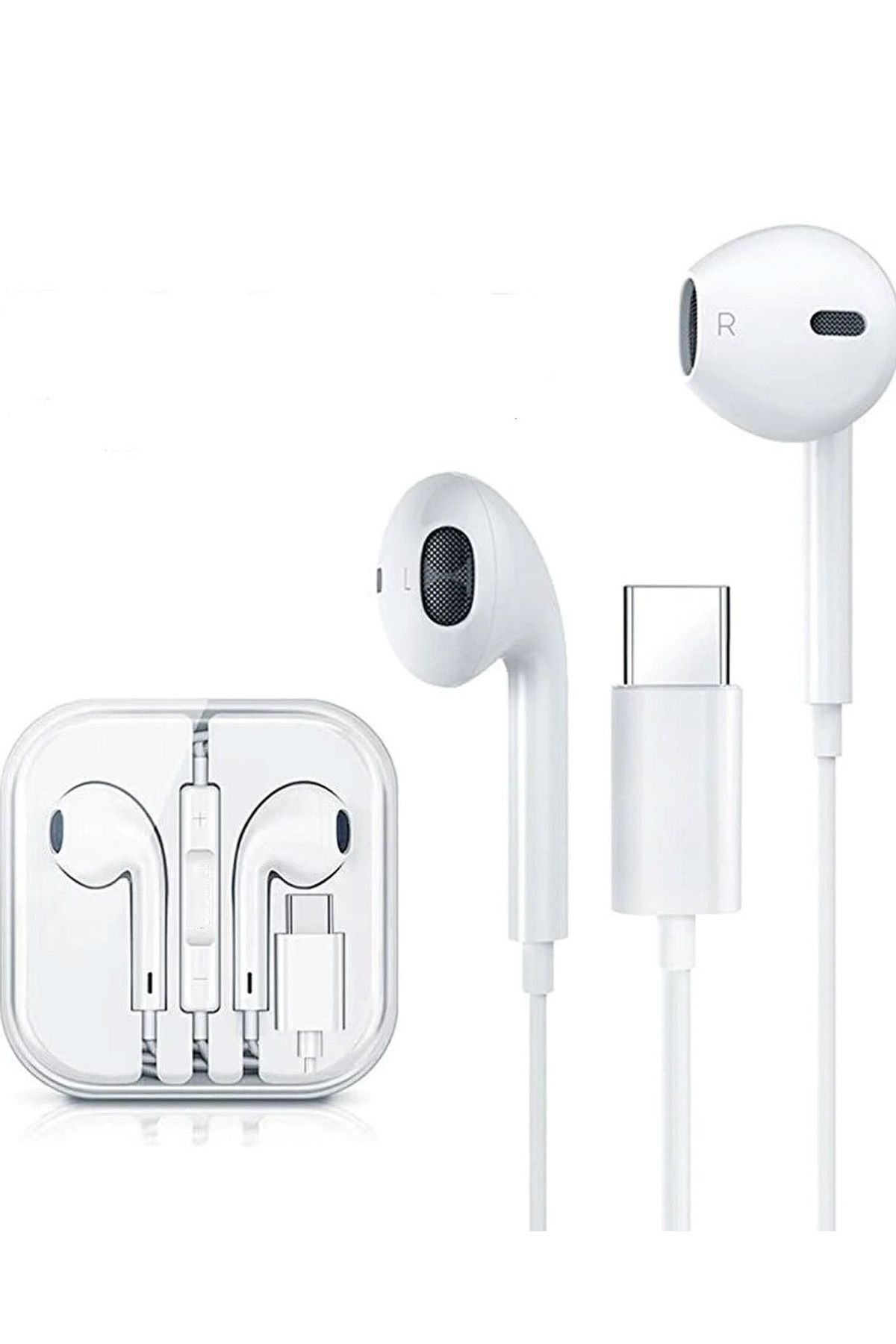 Anka Cep Cep Telefonu Aksesuarları Samsung Galaxy S20 FE Uyumlu Type-C Girişli Mikrofonlu Kulaklık