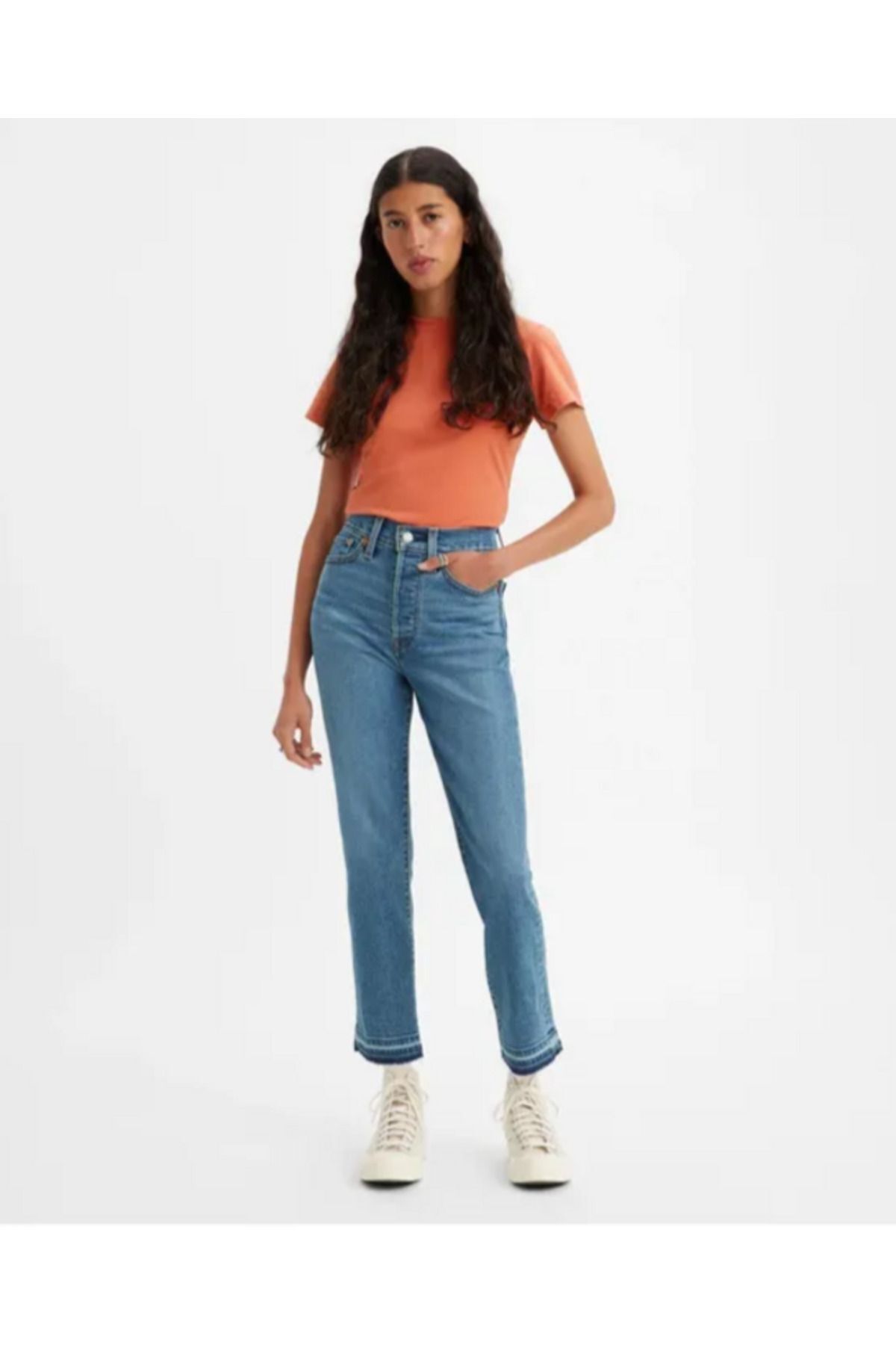 Levi s 724 High Rise Straight Kad n Yuksek Bel Jean Pantolon 18883 0266