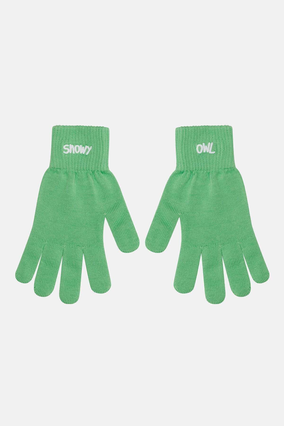 WWF Market Mănuși Bufniță De Zăpadă - Verde Unisex - Single Dimension