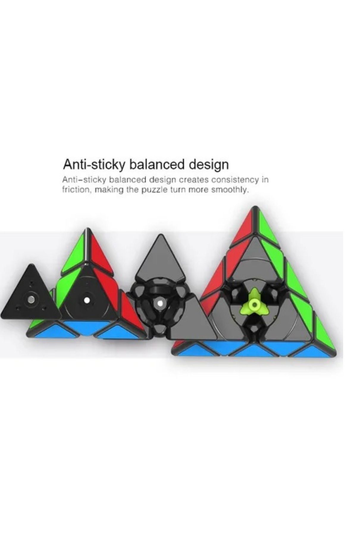 LRS STORE-Moyu Meilong - Carbon Fiber Pyramid Rubik's Cube, Triangular Intelligence and Patience Cube Prism 4