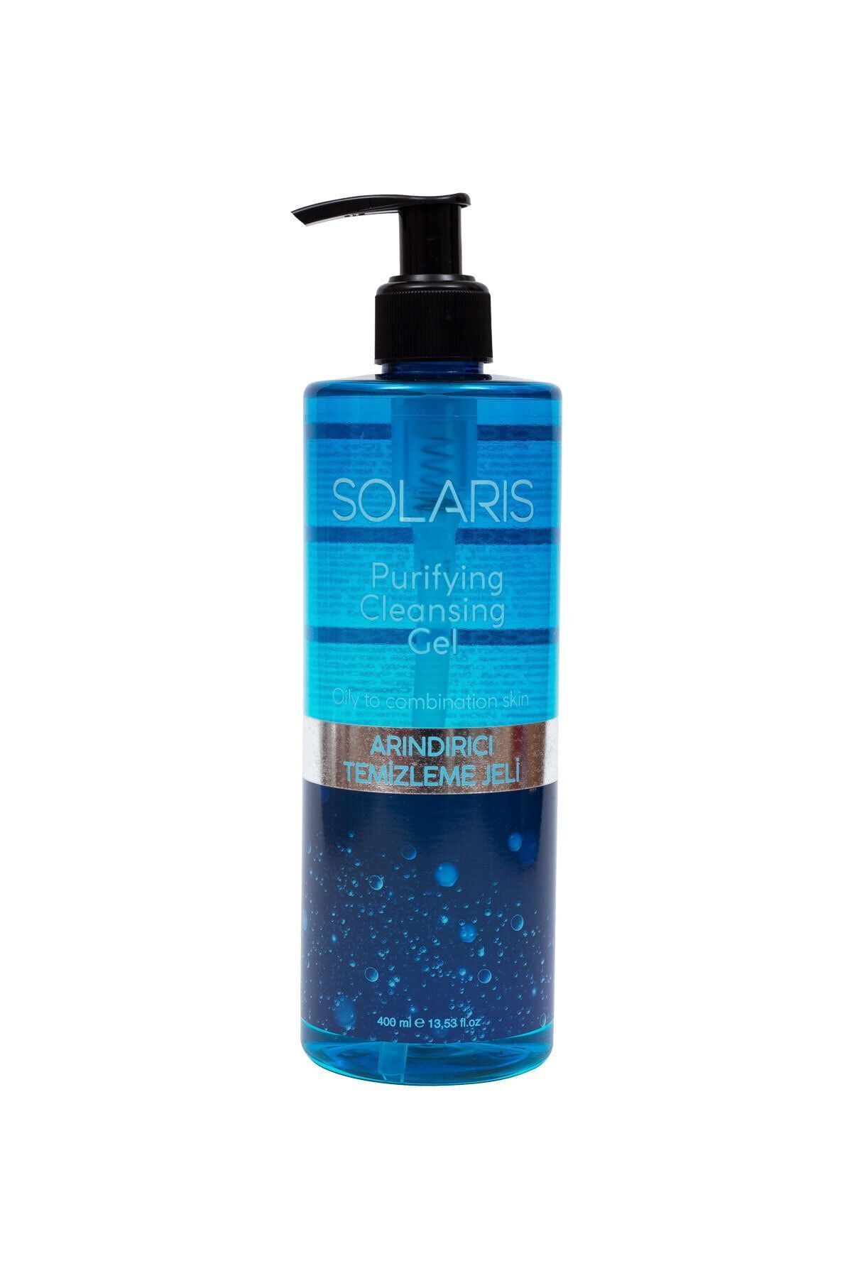 ژل پاک کننده صورت ضد آکنه و پاک کننده 400 میلی لیتر SOLARIS