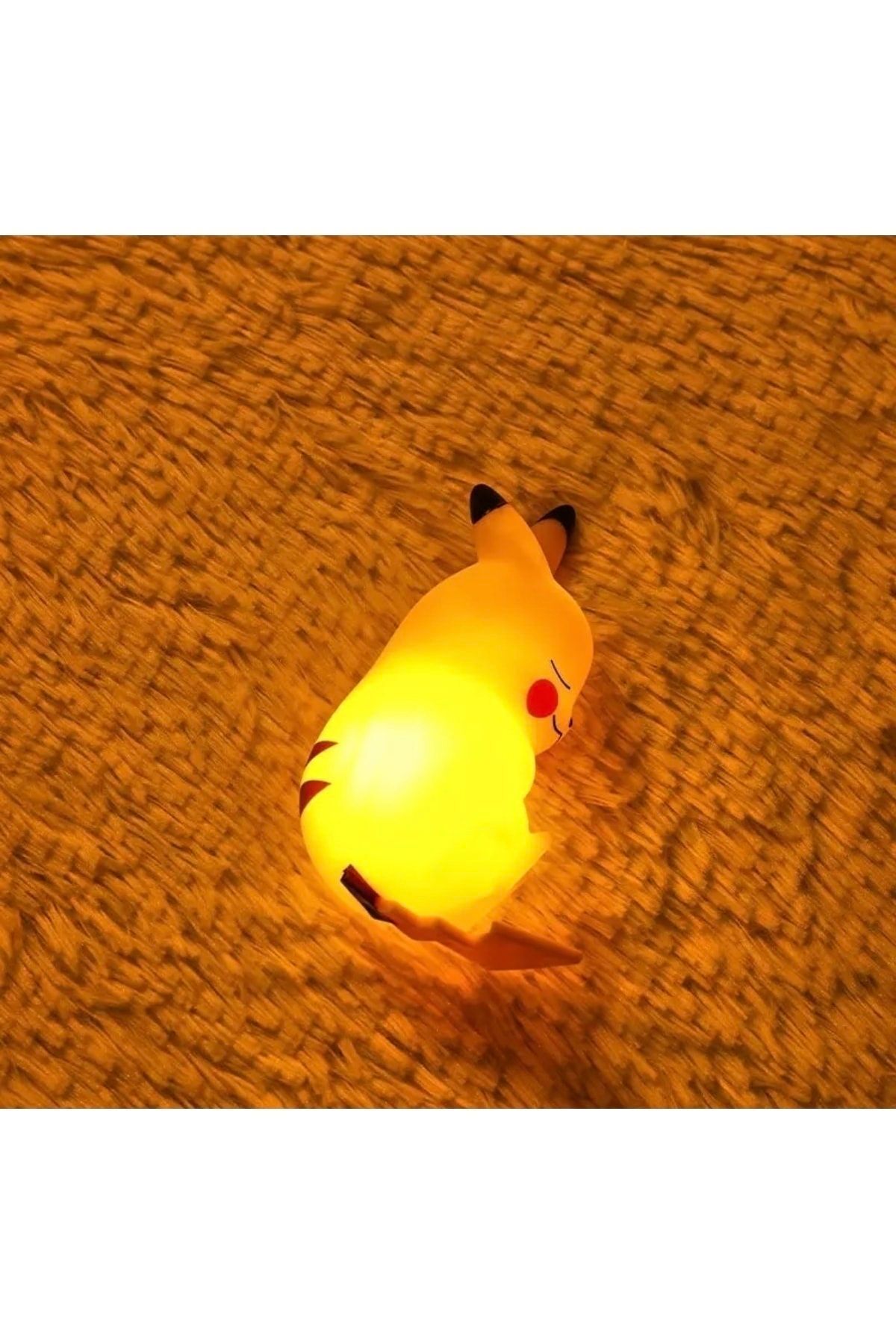 Meyra Accessories Pikacu Gece Lambası 1 Adet Gece Lambası Parlayan Sevimli Anime Yumuşak Lambaları Yatak fotoğrafı 7 (önizleme)