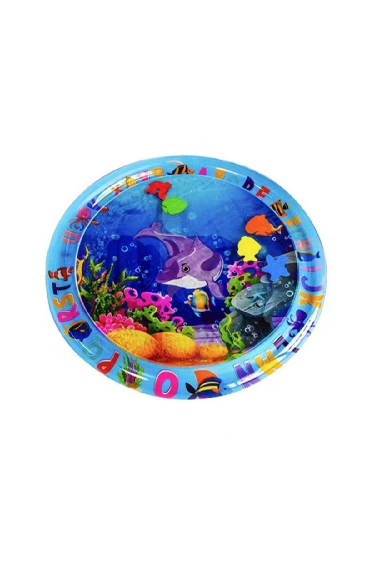 hitteknoloji Oval Bebek Su Oyun Matı Tummy Time 60 Cm Yuvarlak Su Oyun Matı fotoğrafı 3 (önizleme)