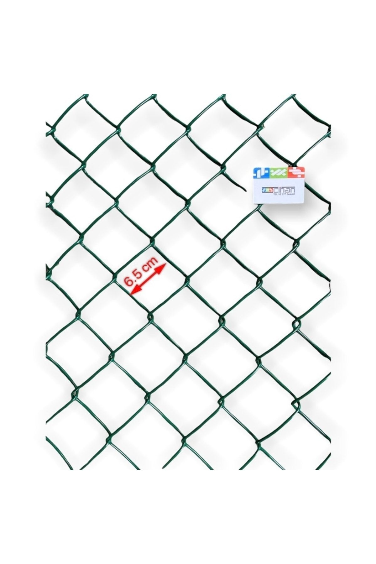 Cihan Çit Pvc Kaplı Örgü Tel Bahçe Çiti - 3,00 Mm Kalınlık 65x65 Göz Aralığı H:120 Cm L:10 Metre 2