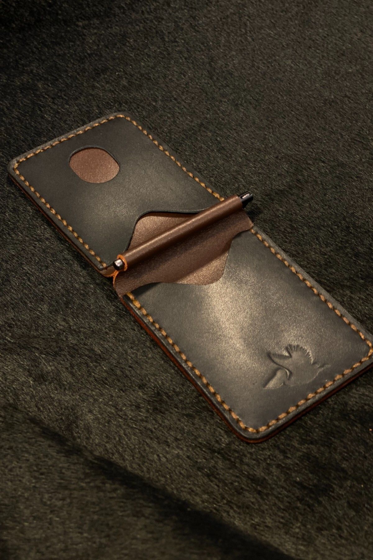 کیف پول مردانه قهوه ای MAT Deri | Matklipswallet02 اورجینال - تصویر 8