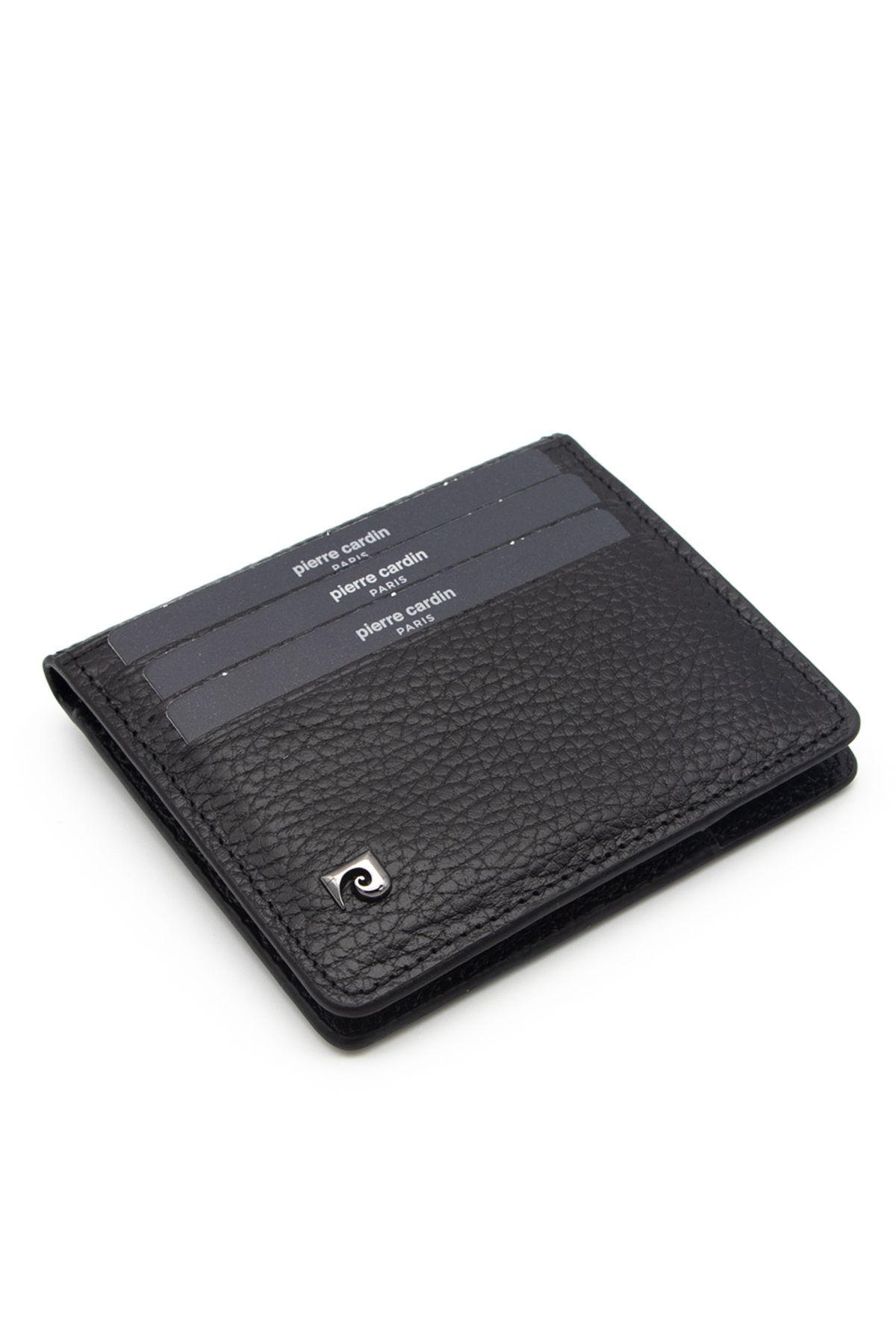 کیف پول چرمی فلوتر مشکی 0206A41 Pierre Cardin
