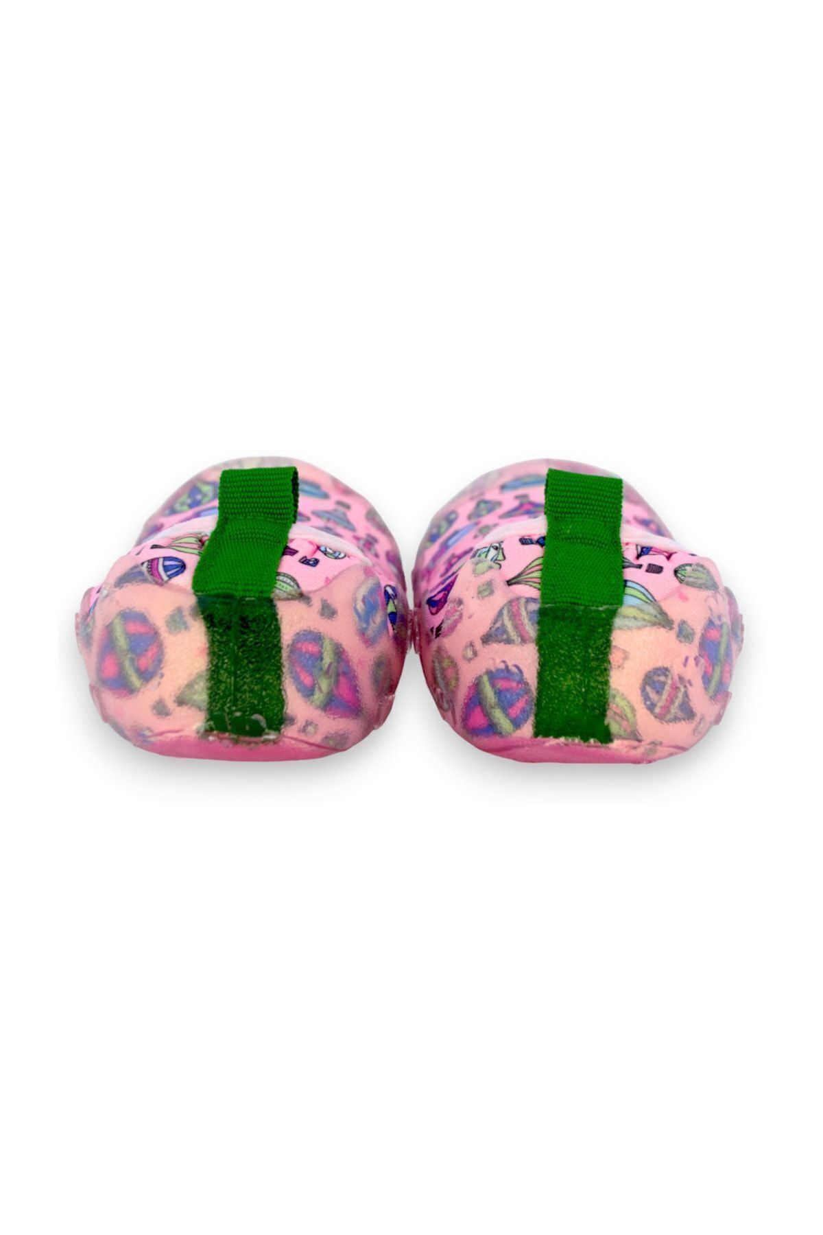 First Step-Balloon Patterned Pink Girl's Non-Slip Sole Sea Shoes-F-7036 4