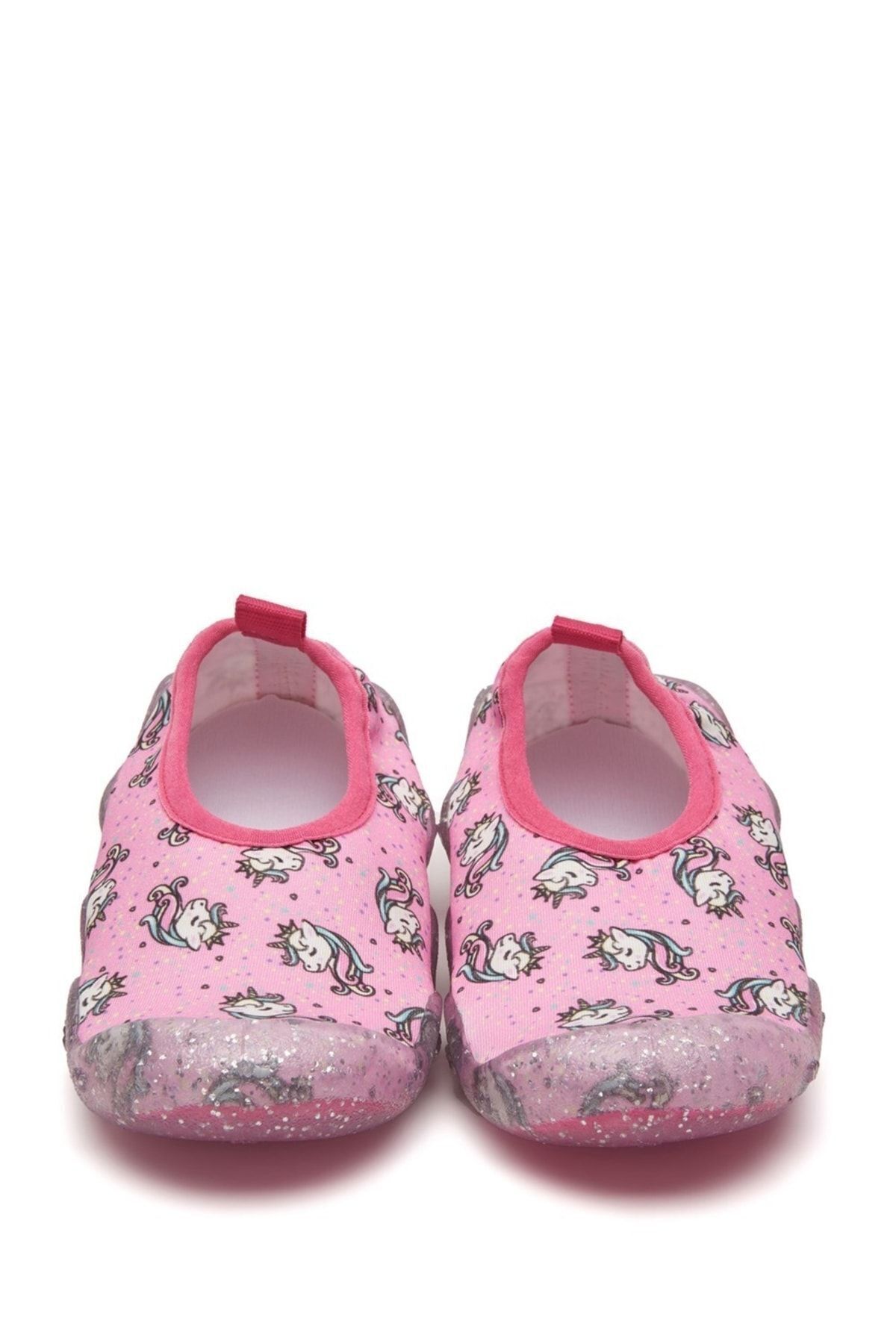 First Step-Glittery Unicorn Girl's Non-Slip Sole Sea Shoes 2