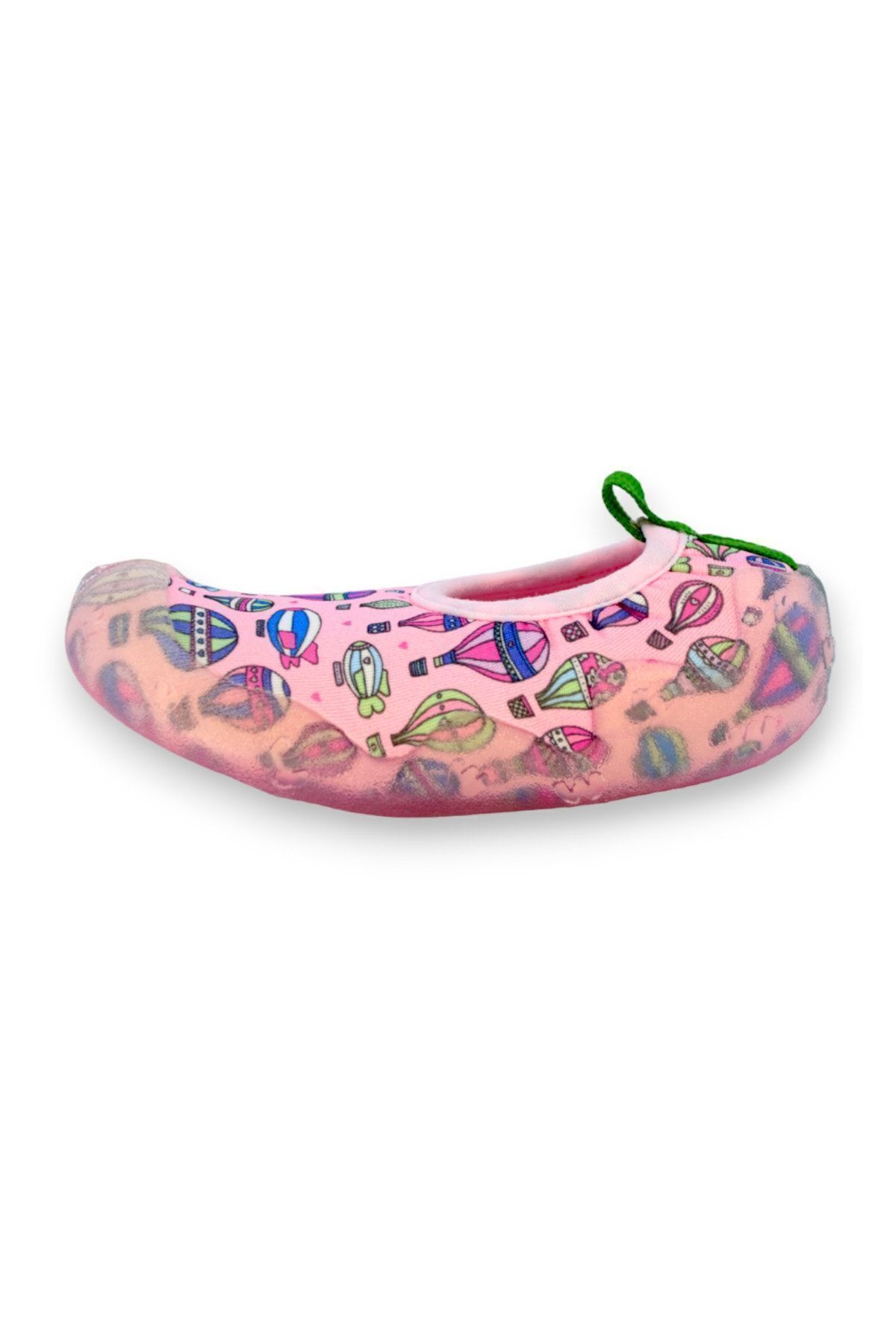 First Step-Balloon Patterned Pink Girl's Non-Slip Sole Sea Shoes-F-7036 3