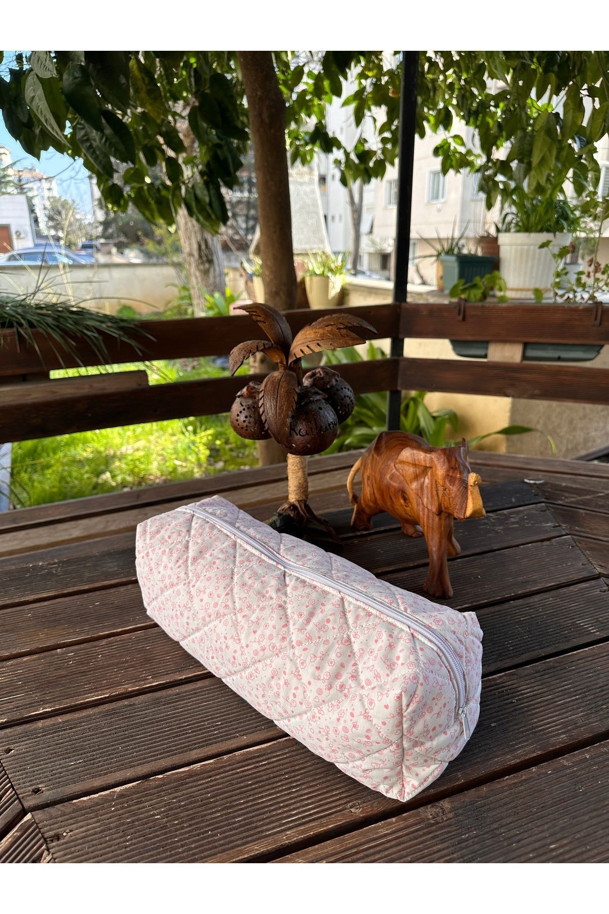 کیف مدل‌دهی مو با الگوی پلنگ/قلب/گل سازگار با Airwrap / Organizer کیف مسافرتی Xl Hedwig Design