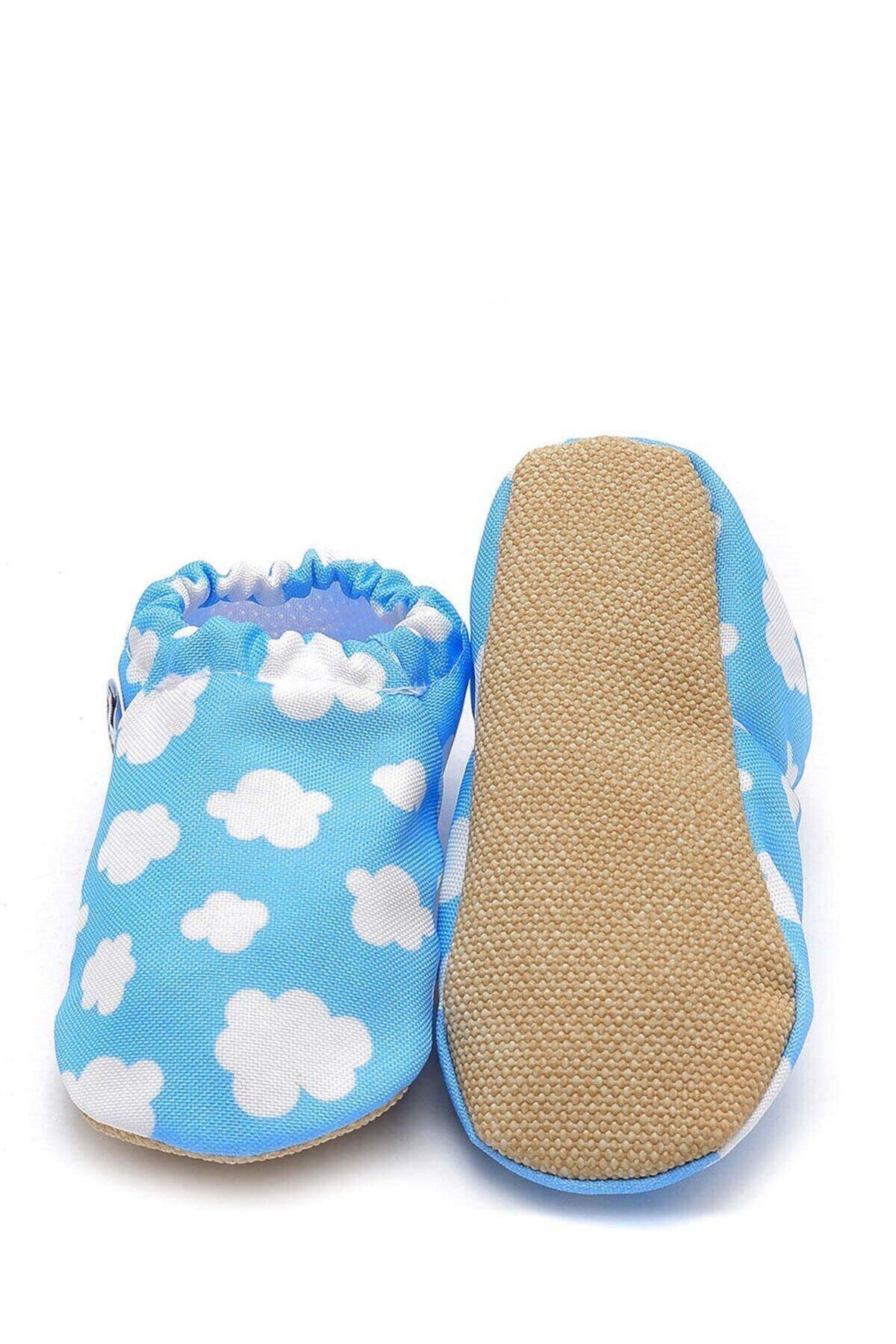 First Step-Cloud Non-Slip Sole Baby Summer Booties Blue, Home Boots Slippers Nursery Shoes Slippers F-824 5