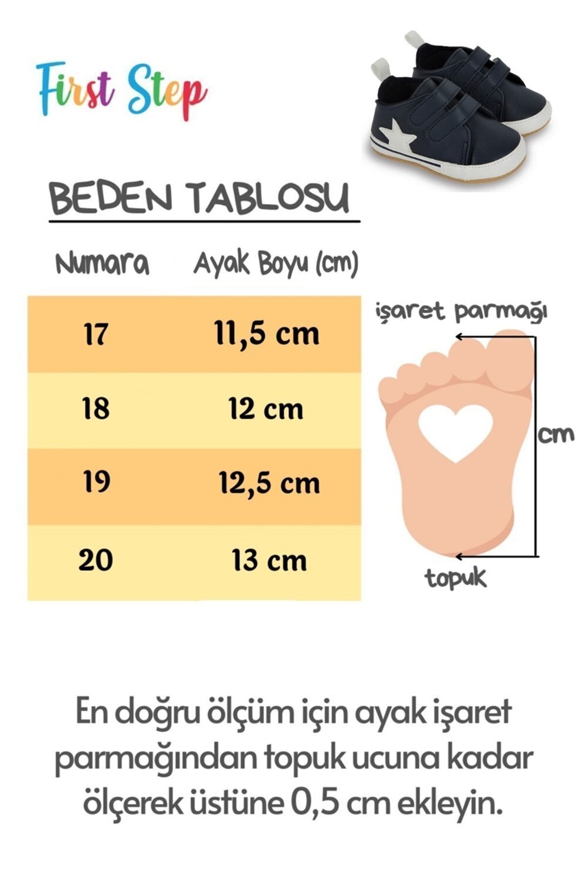 First Step Gümüş Yıldızlı Beyaz Kız Bebek Cırt Cırtlı Patik Ilk Adım Ayakkabısı-g-2352 fotoğrafı 7 (önizleme)