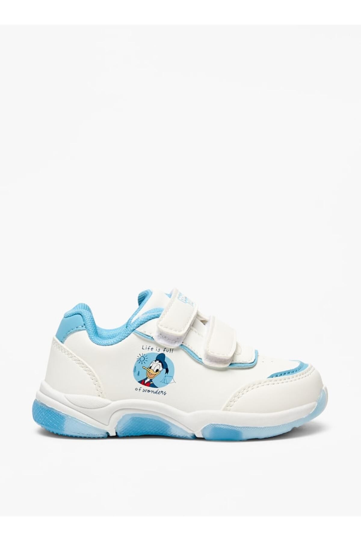 Disney-Donald Duck Detail Sneakers with Hook and Loop Closure 3