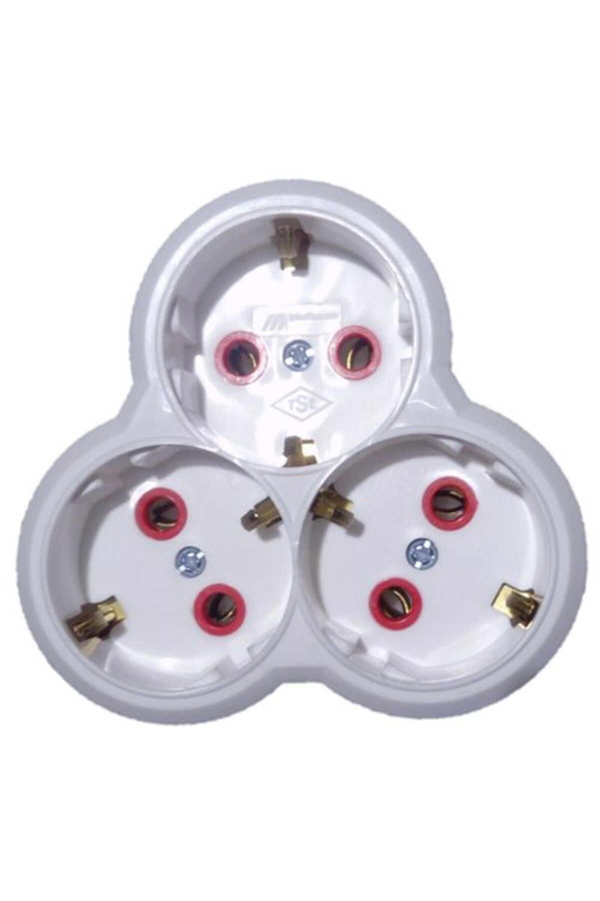 Mutlusan TOPRAKLI ÜÇLÜ YONCA TİP FİŞ PRİZİ