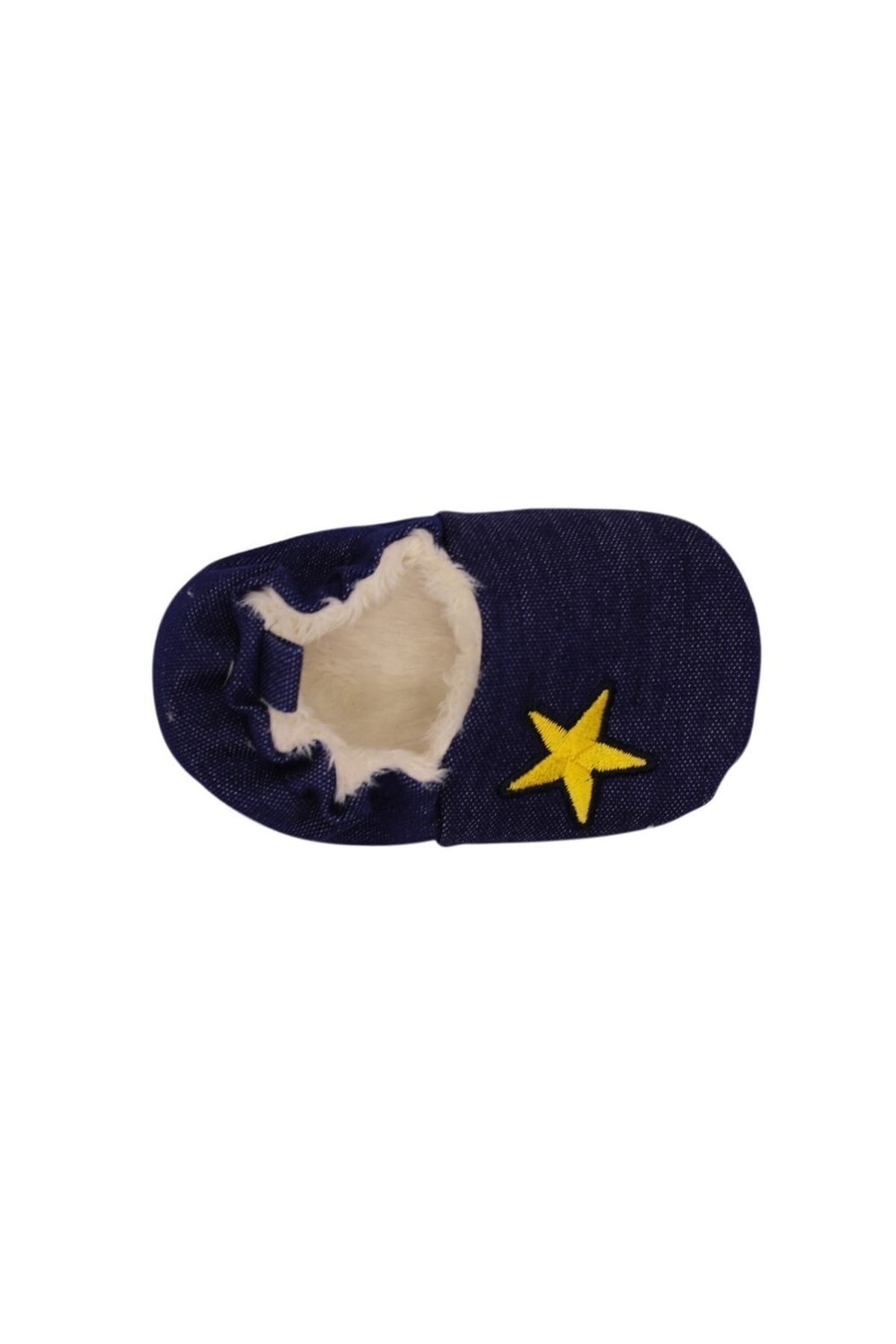 First Step-Yellow Star Baby Booties 6