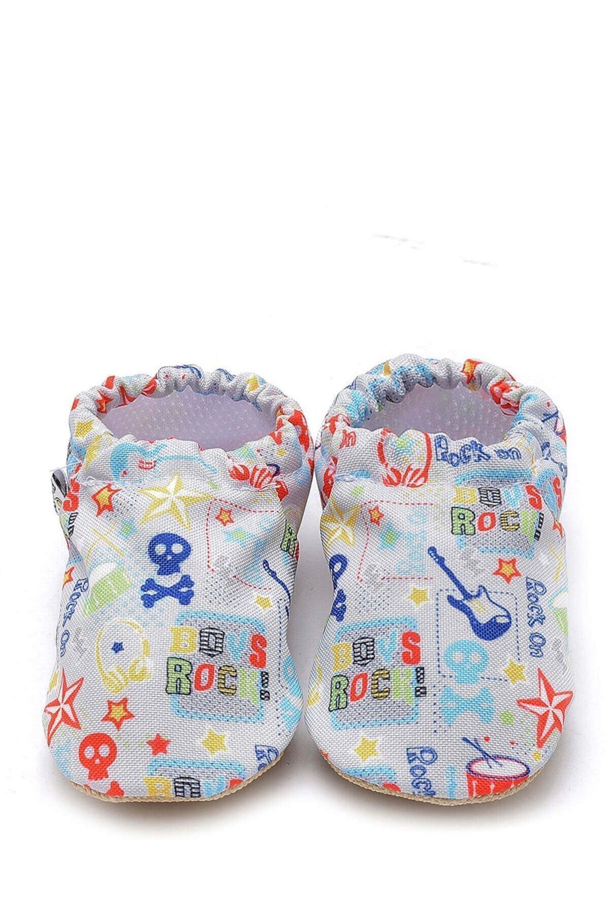 First Step-أحذية صيفية للأطفال بنعل غير قابل للانزلاق من Boys Rock باللون الأزرق، أحذية منزلية شباشب أحذية الحضانة شباشب F-824 2