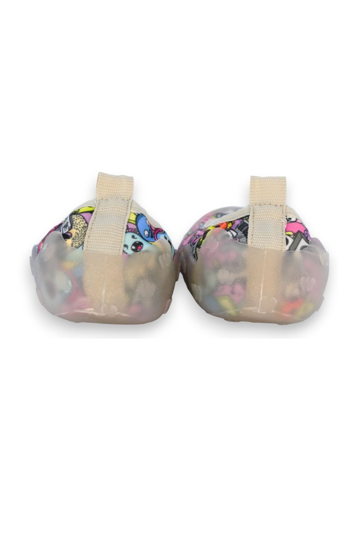 First Step-Popart Patterned Boys' Non-Slip Sole Sea Shoes-F-7005 4