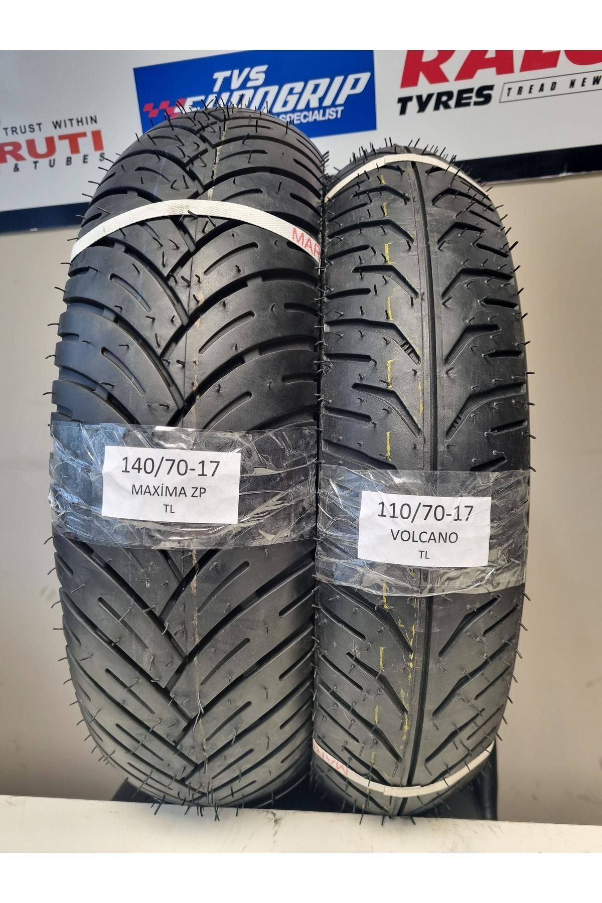 MARUTİ TYRES HONDA CBR 250 LASTİK TAKIM 140/70-17 VE 110/70-17 TL (TUBELESS - DUBLEKS) VALCONOMAXİMA