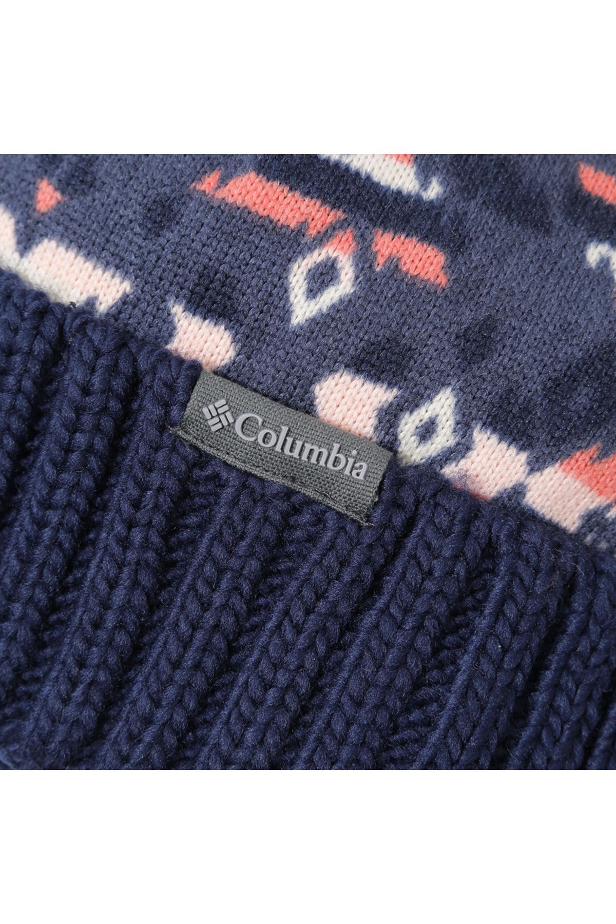 کلاه بافتنی آبی مردانه و زنانه ژاکت آب هوا Pom یونیسکس Beanie دریایی Columbia