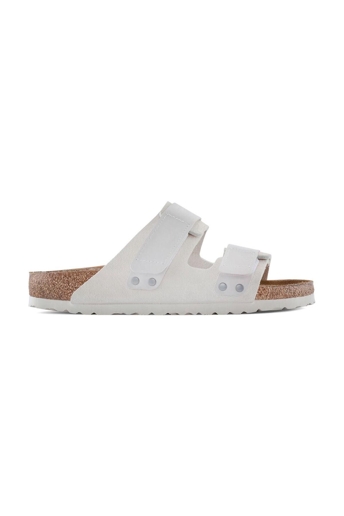 دمپایی بیرکن استاک زنانه چرم قهوه ای پوشاک ساحل راسته      کژوال/روزمره | Birkenstock 1024822 DE - تصویر 5