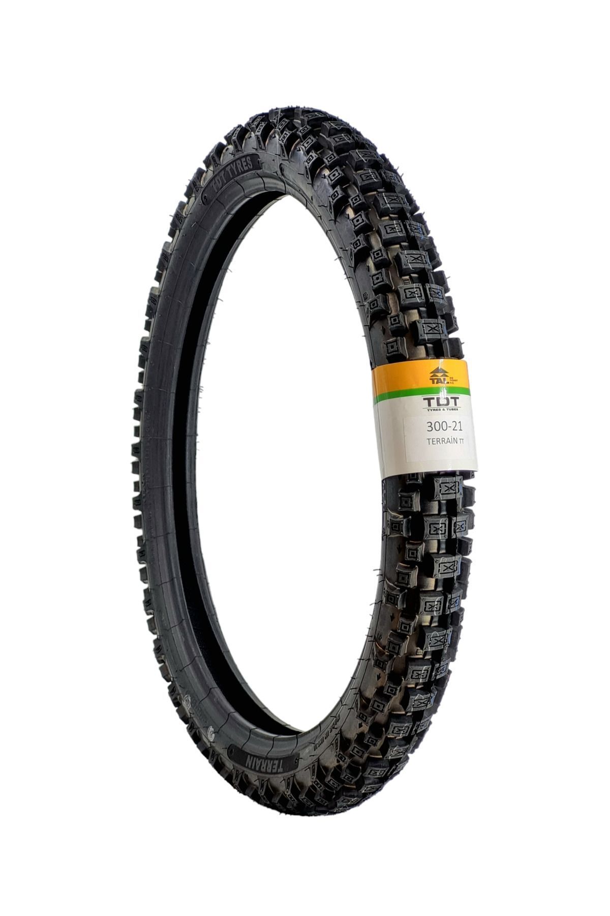 TDT TYRES 300-21 TT (TUBETYPE - İÇ LASTİKLİ TİP) ENDURO ÖN LASTİK TERRAİN3B