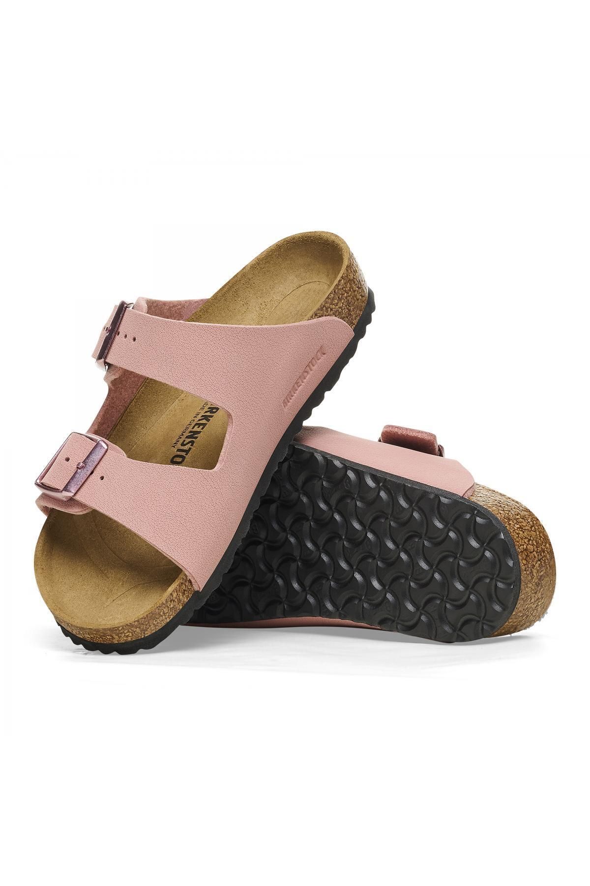 دمپایی صورتی دخترانه و بچگانه آریزونا BF دختر دوتایی Birkenstock