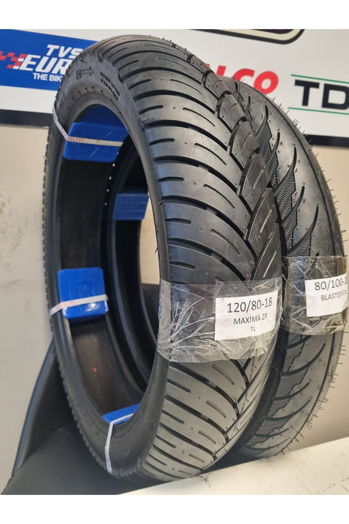 MARUTİ TYRES HERO KARİZMA TAKIM LASTİK 120/80-18 VE 80/100-18 TL (TUBELESS - DUBLEKS) MOTOSİKLET LASTİĞİ MAXİMABLASTER