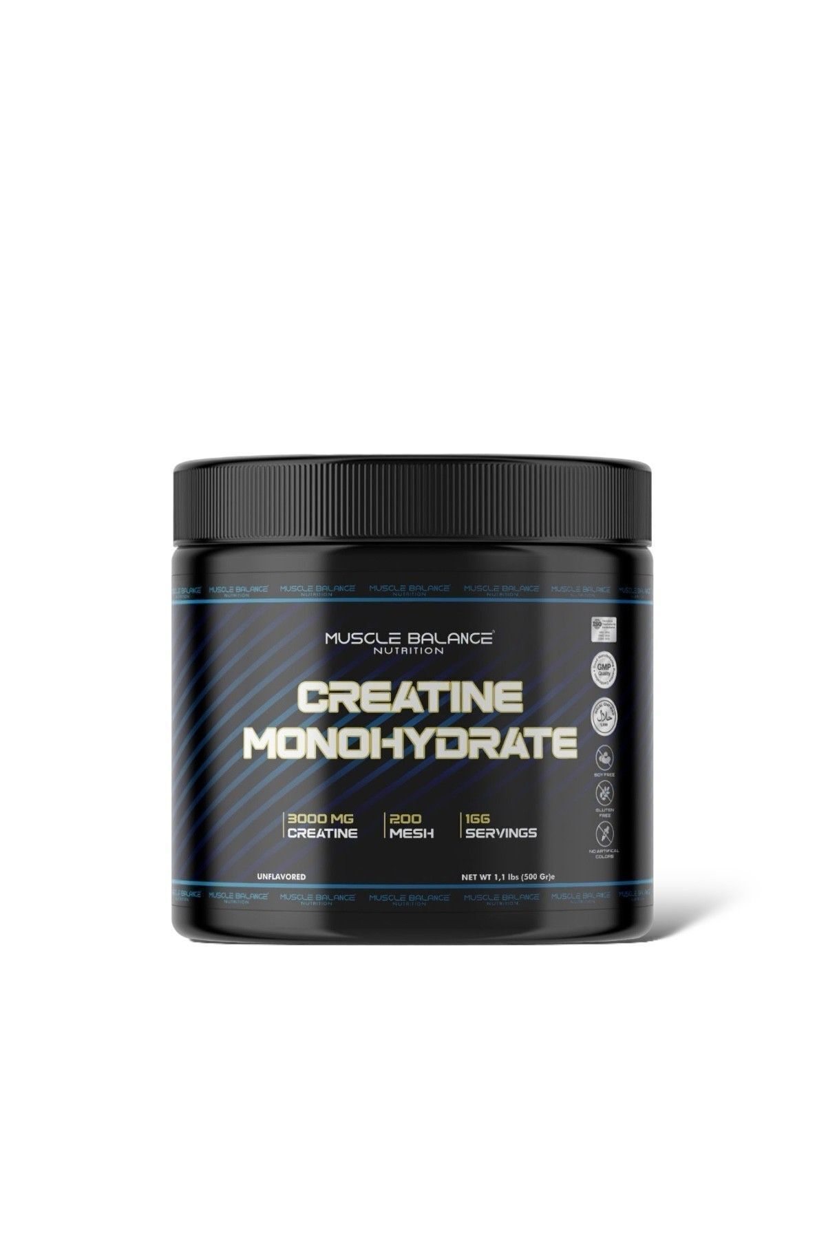 muscle balance nutrition CREATİNE MONOHYDRATE 500GR 166 SERVİS