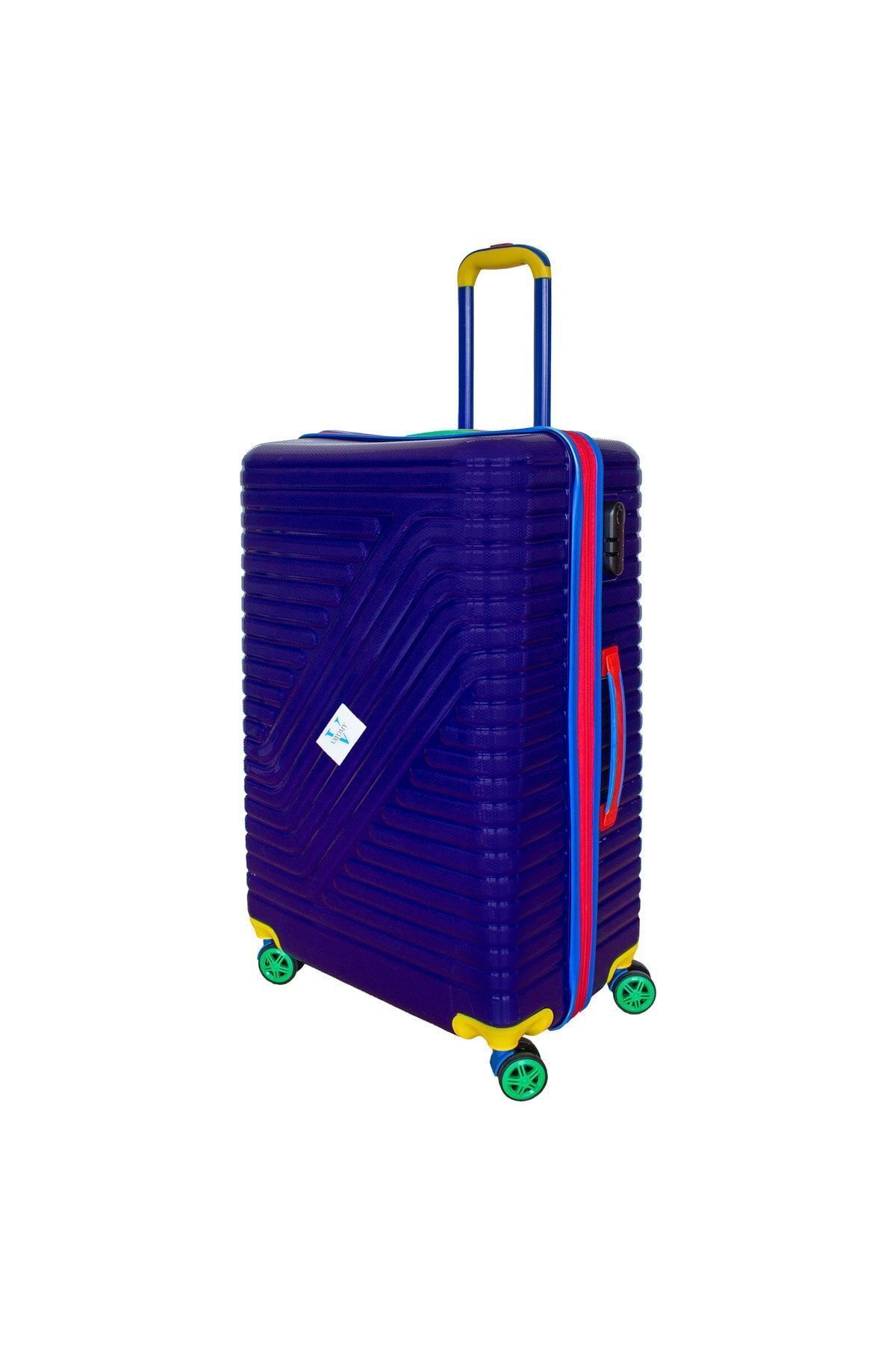 Colors Pp Line Oversized Purple Suitcase Unbreakable 2 Years Warranty