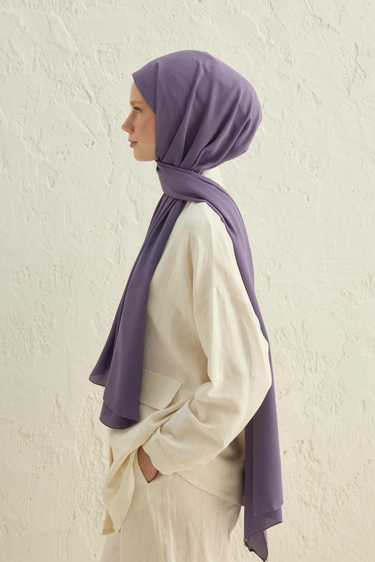 Daily Krep Şal Violet - 7