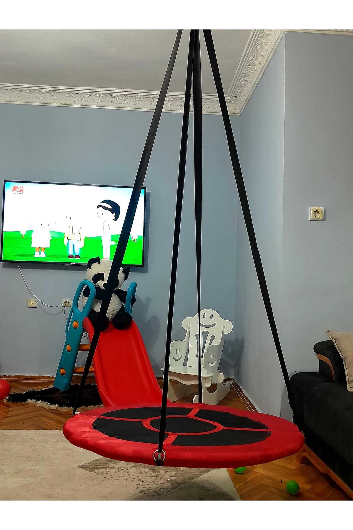 Koza Salıncak 85cm Büyük Boy Ev Ve Bahçe Salıncağı