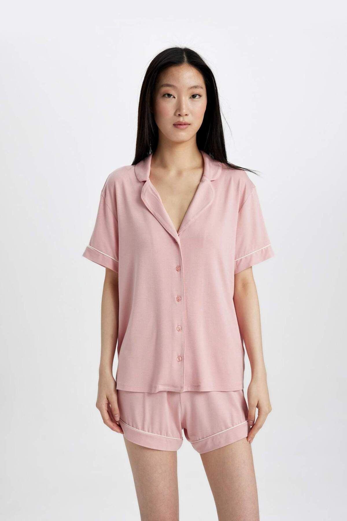DeFacto-Fall In Love Regular Fit Pajama Set 7