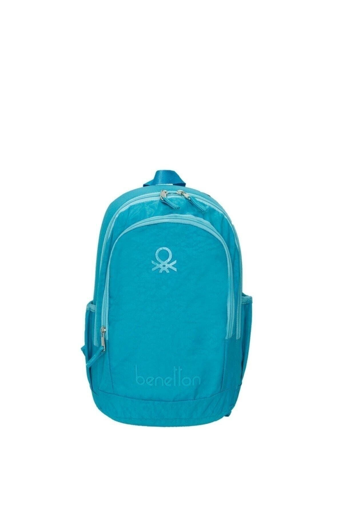 کوله‌پشتی کوله مدرسه United Colors of Benetton 70006 فیروزه ای اورجینال - تصویر 2