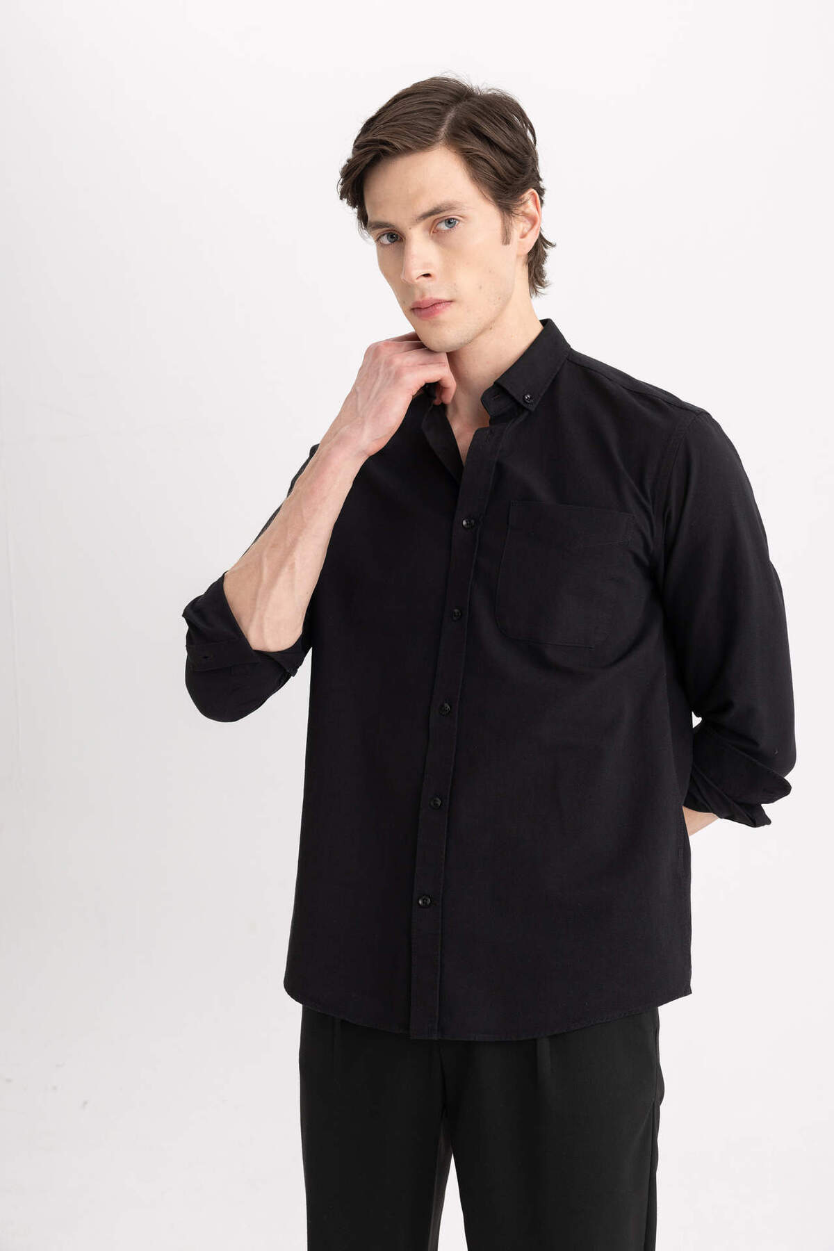 پیراهن مردانه دفاکتو | A8028AX23AU Defacto - Image 3