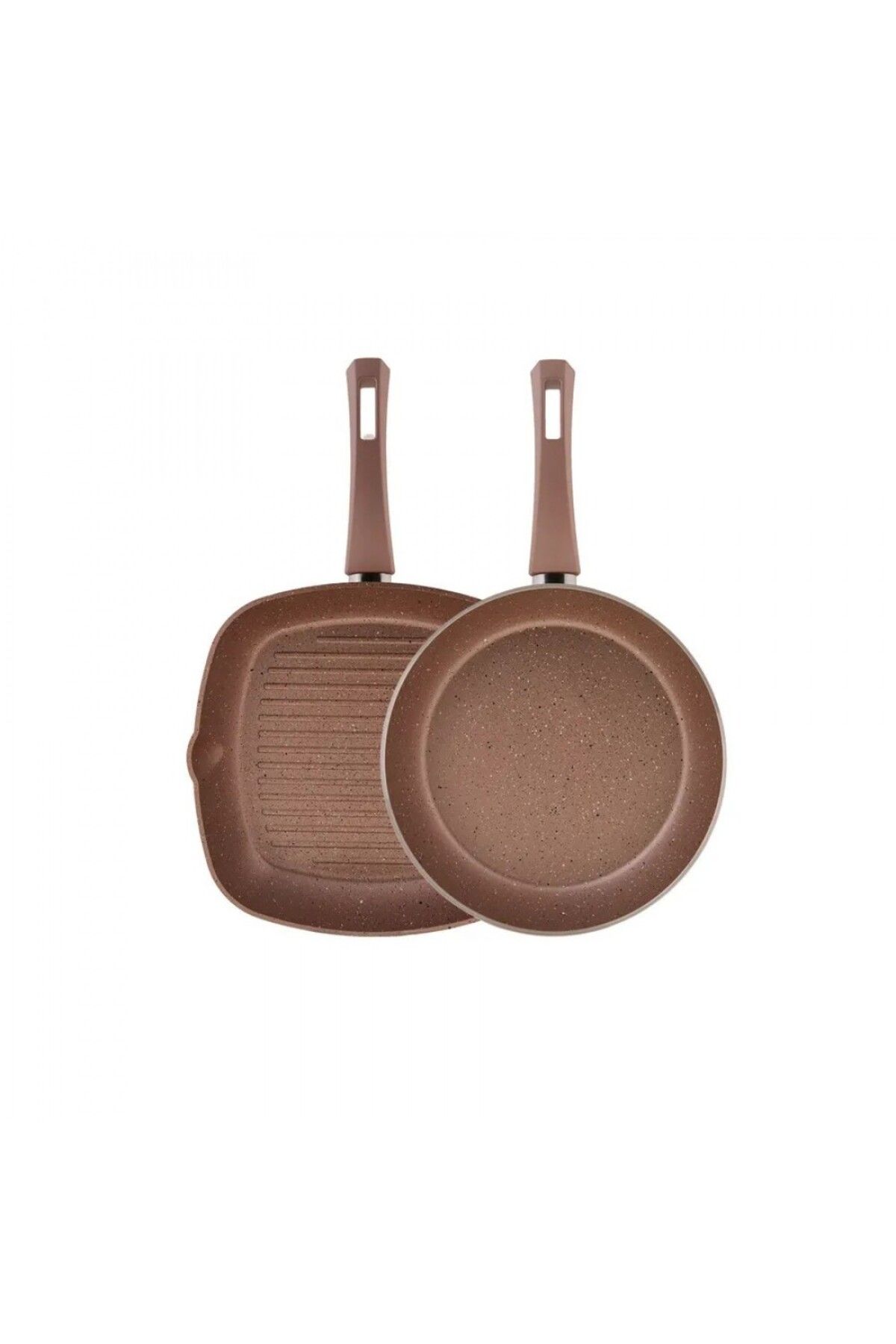 Karaca-Biogranite Induktion Pfannen Set 2 Teiliges Roségold 3