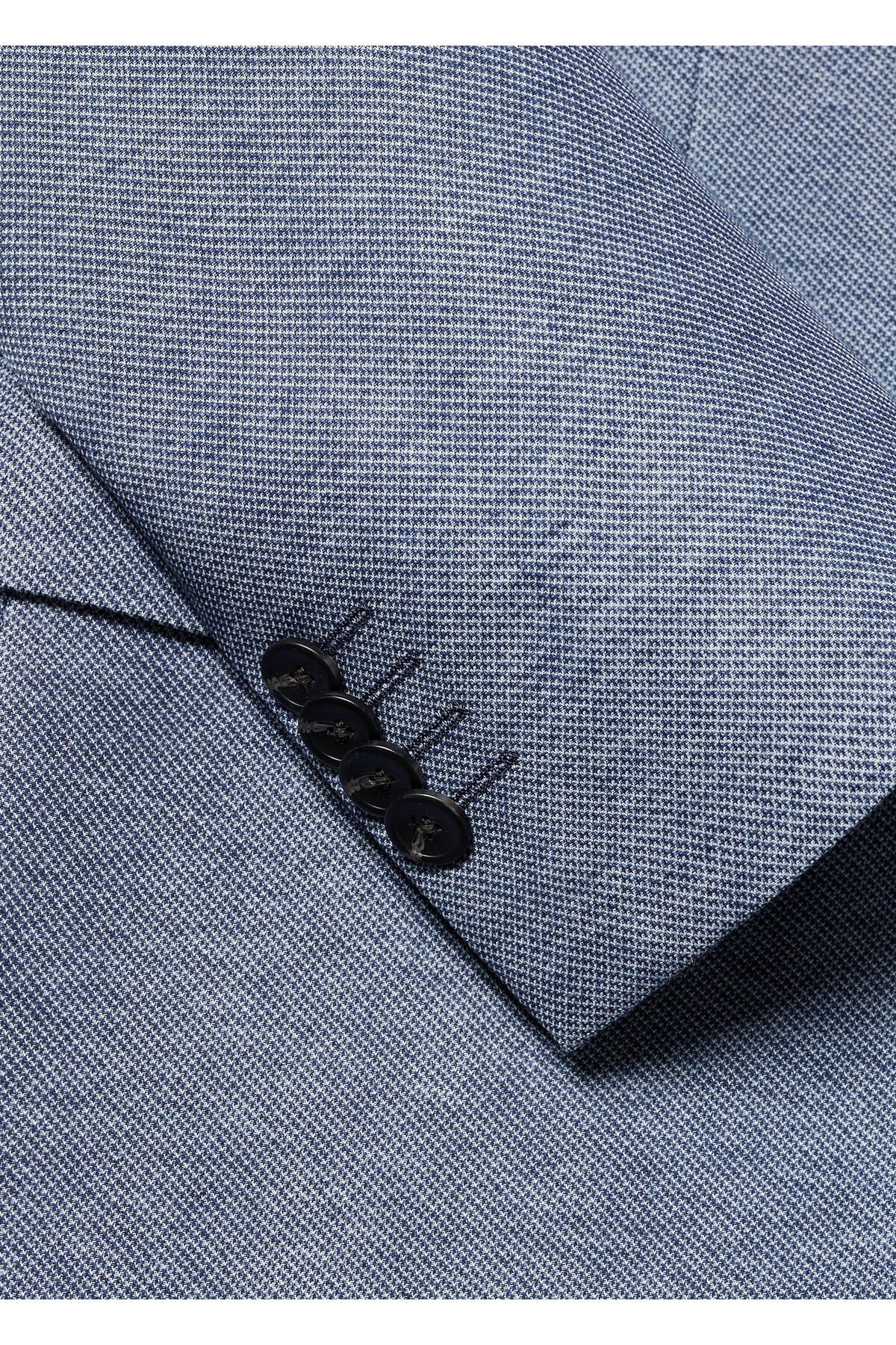 MANGO Man-Ανδρικό Blue Blazer - Μοντέλο57050550 9